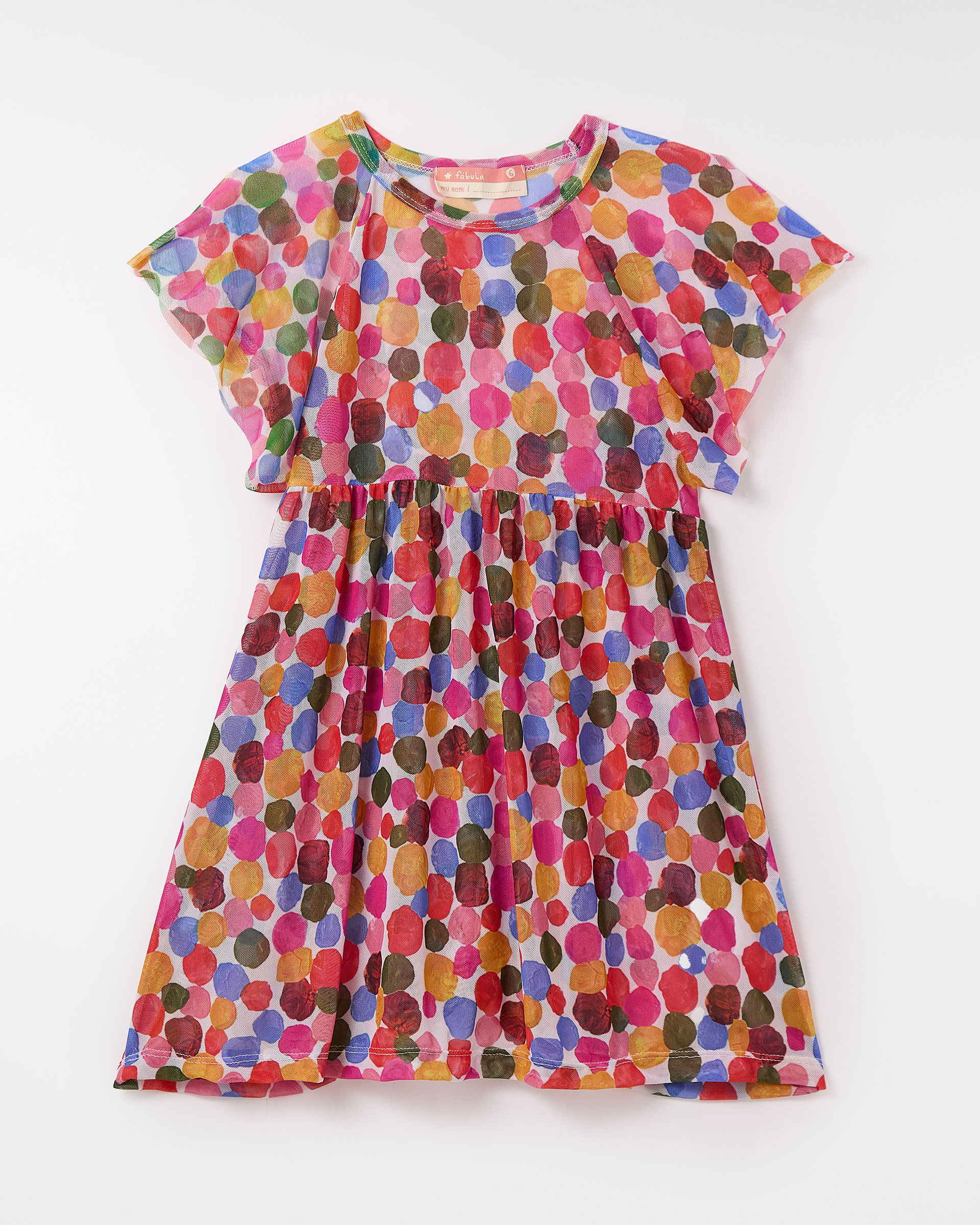Vestido Tule Las Bolitas