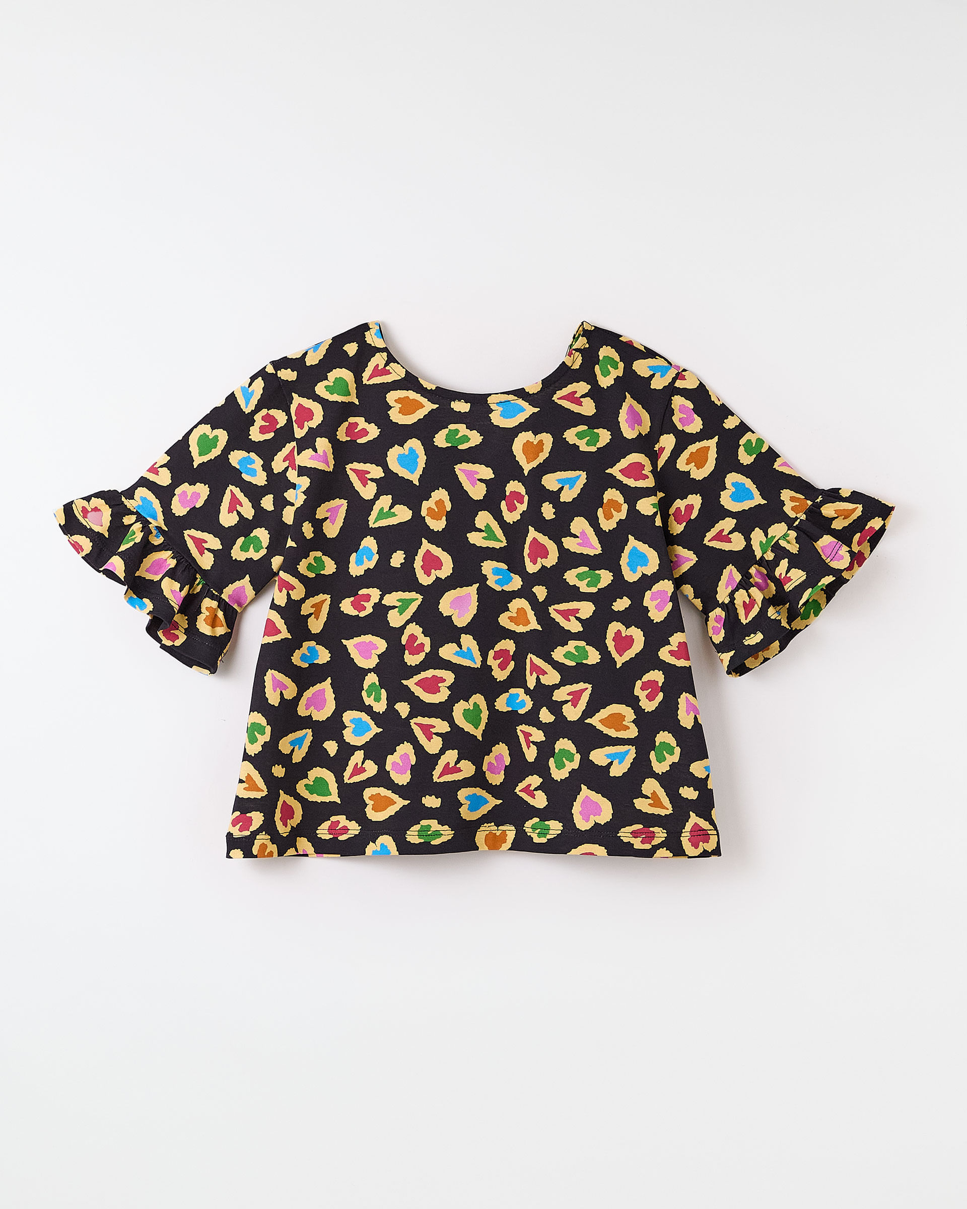 Blusa Malha Carinhoca Preto