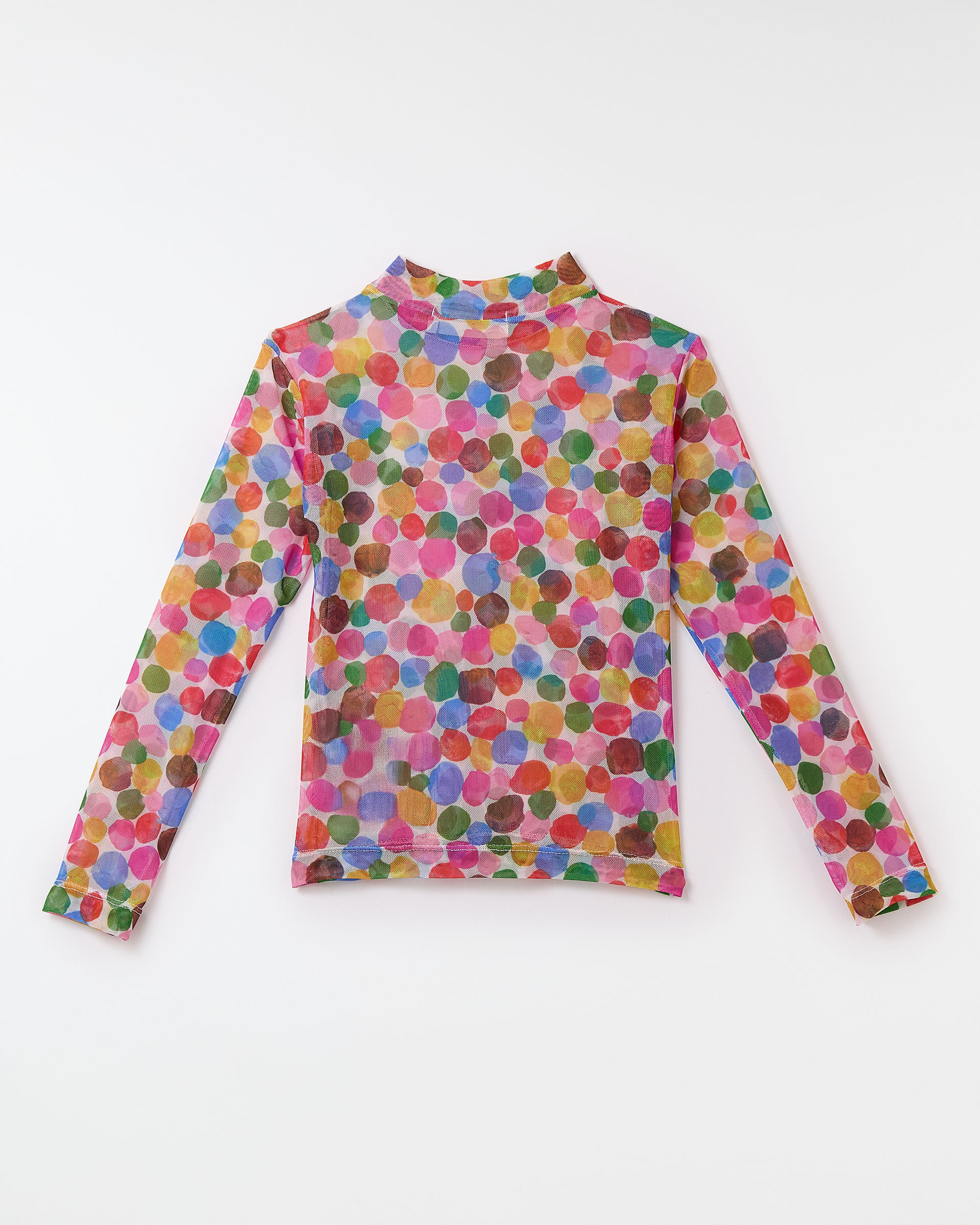 Blusa Tule Las Bolitas