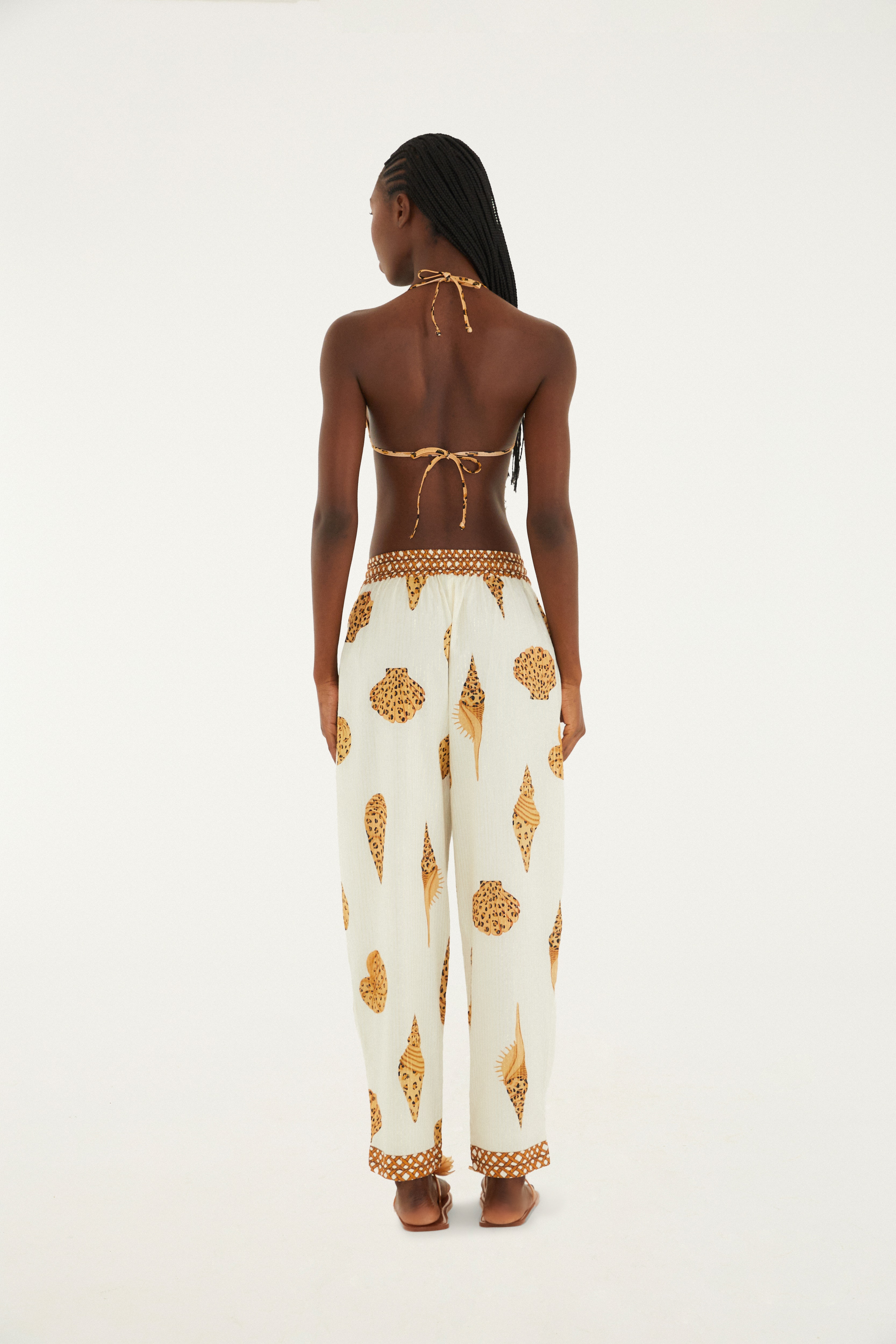 Calça Estampada Concha Pintada