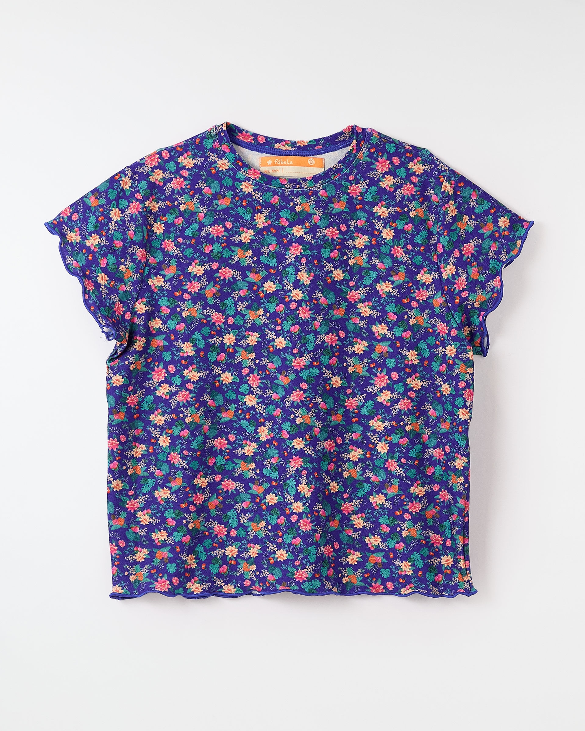 Blusa Malha Jardim Fruta