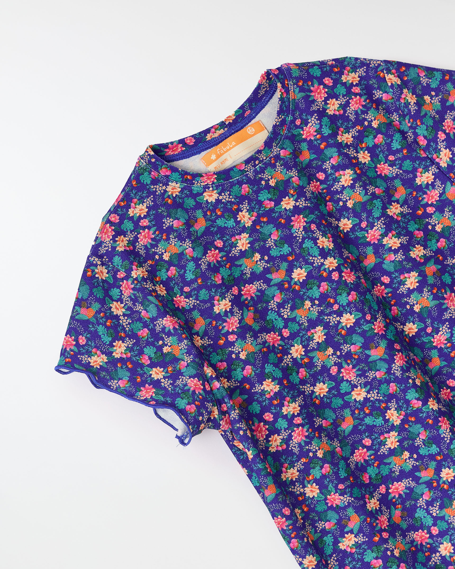 Blusa Malha Jardim Fruta