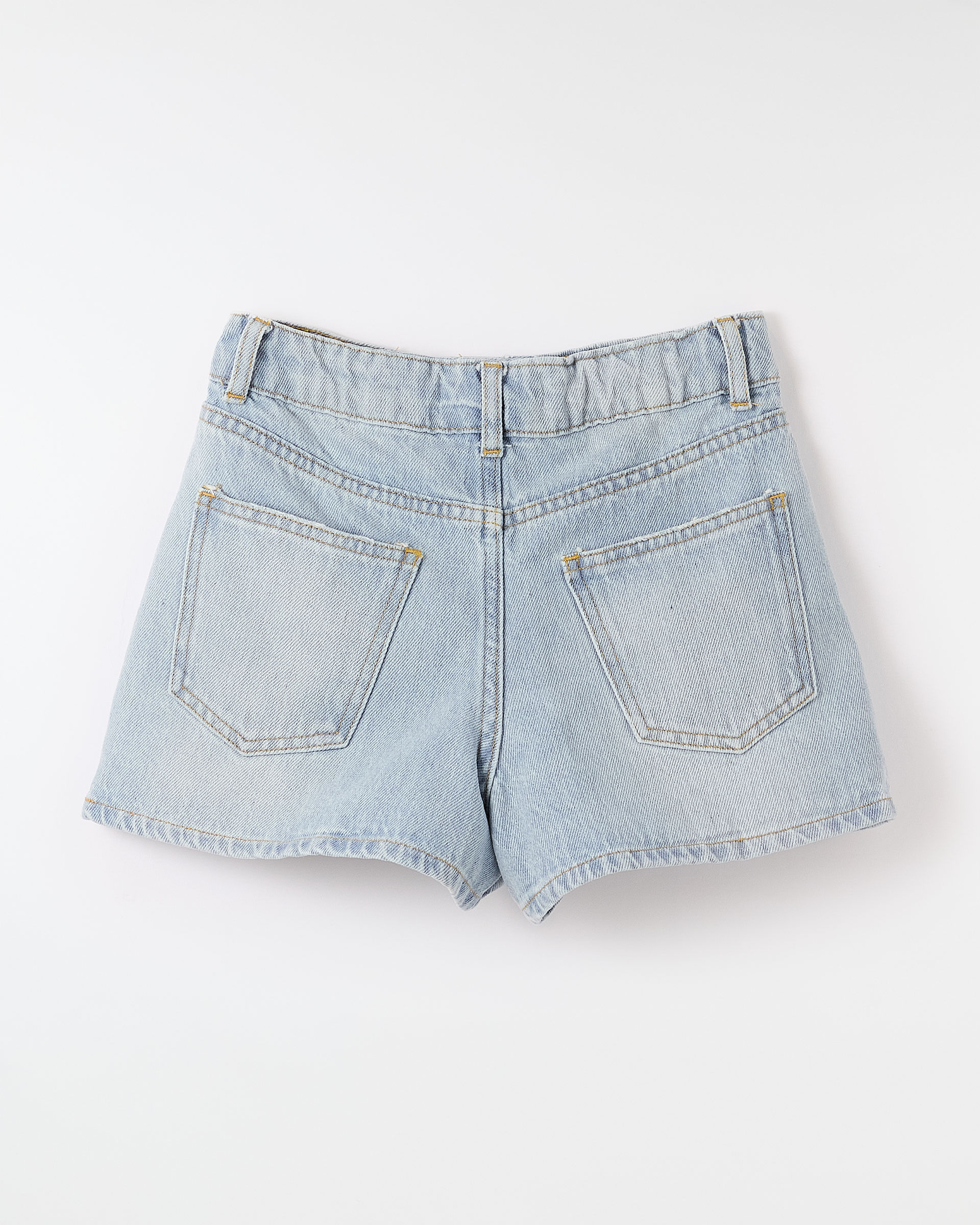 Short Saia Jeans Transpassado