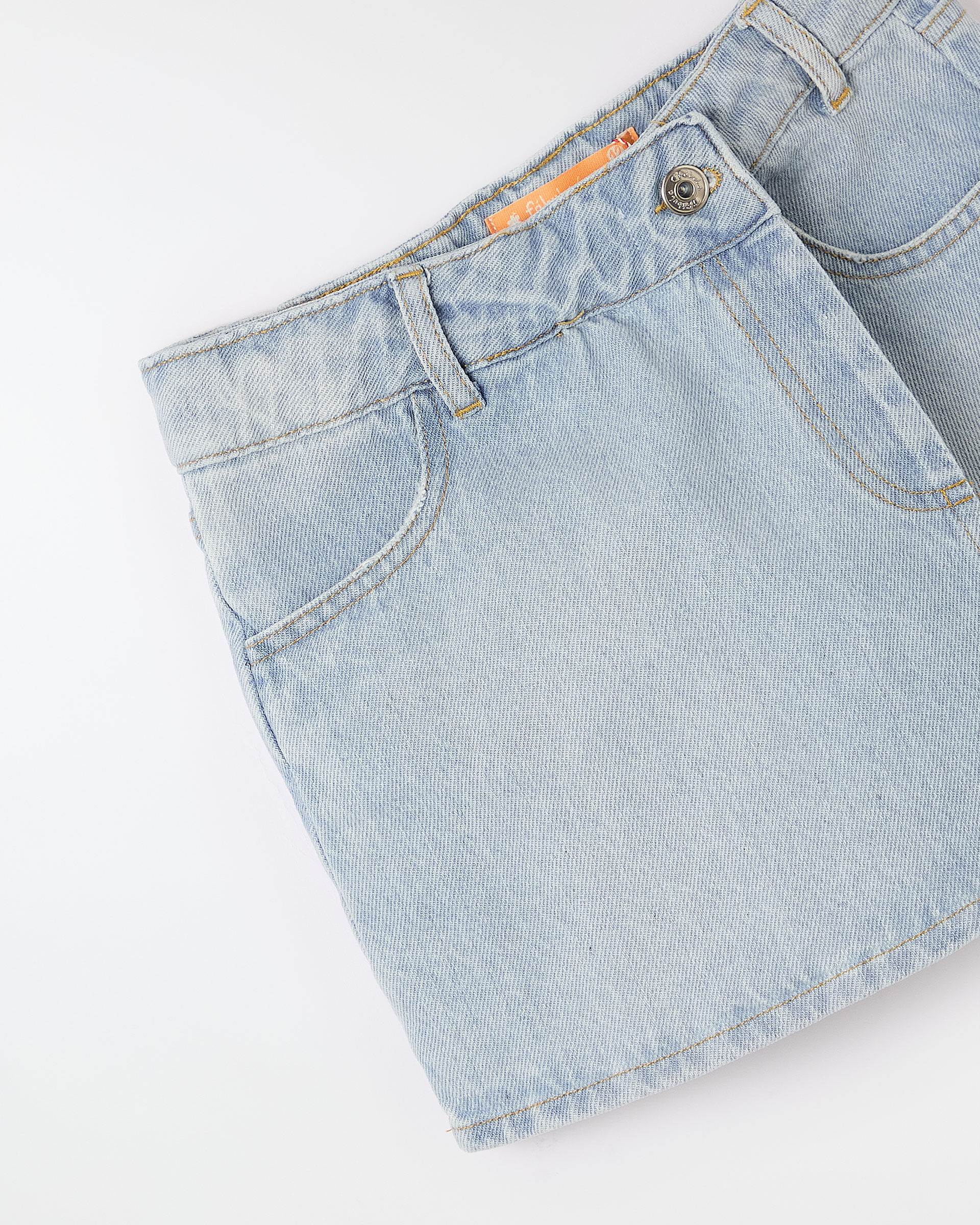 Short Saia Jeans Transpassado