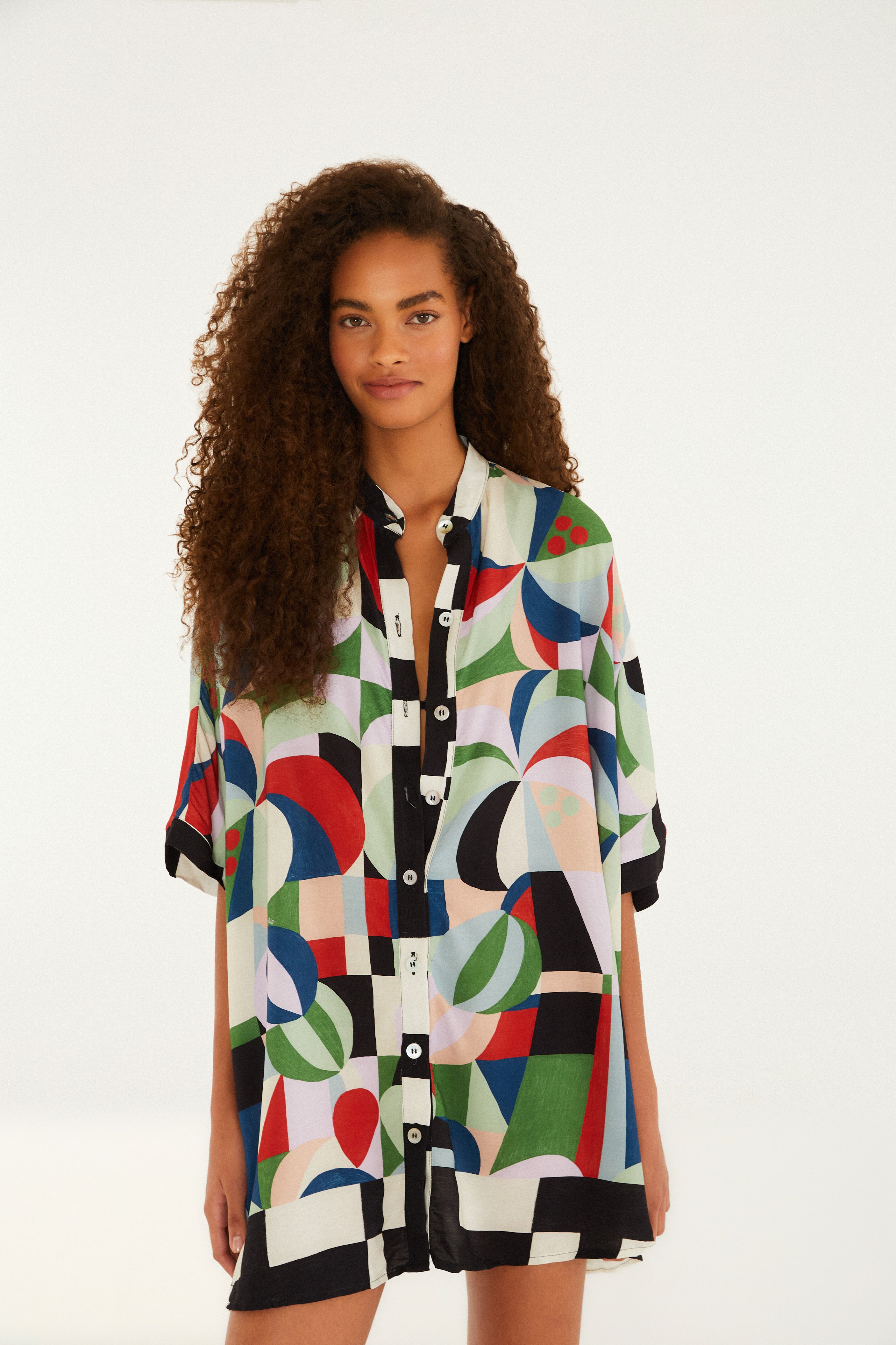 Camisa Estampada Recanto Dos Coqueiros