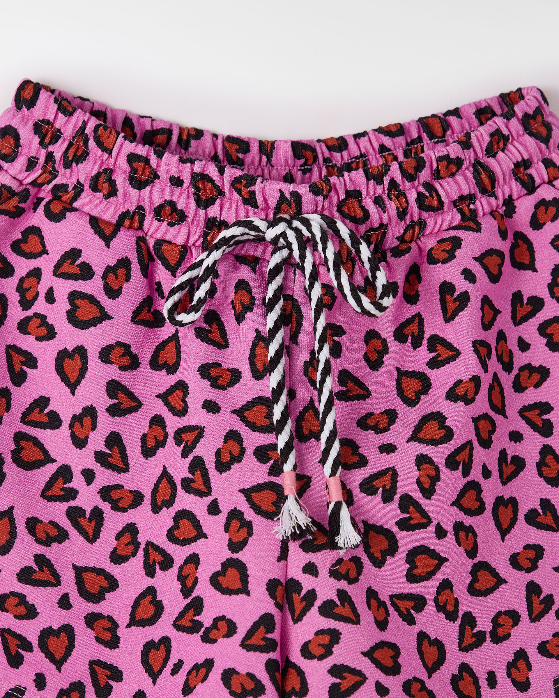 Short Moletom Carinhonca Rosa