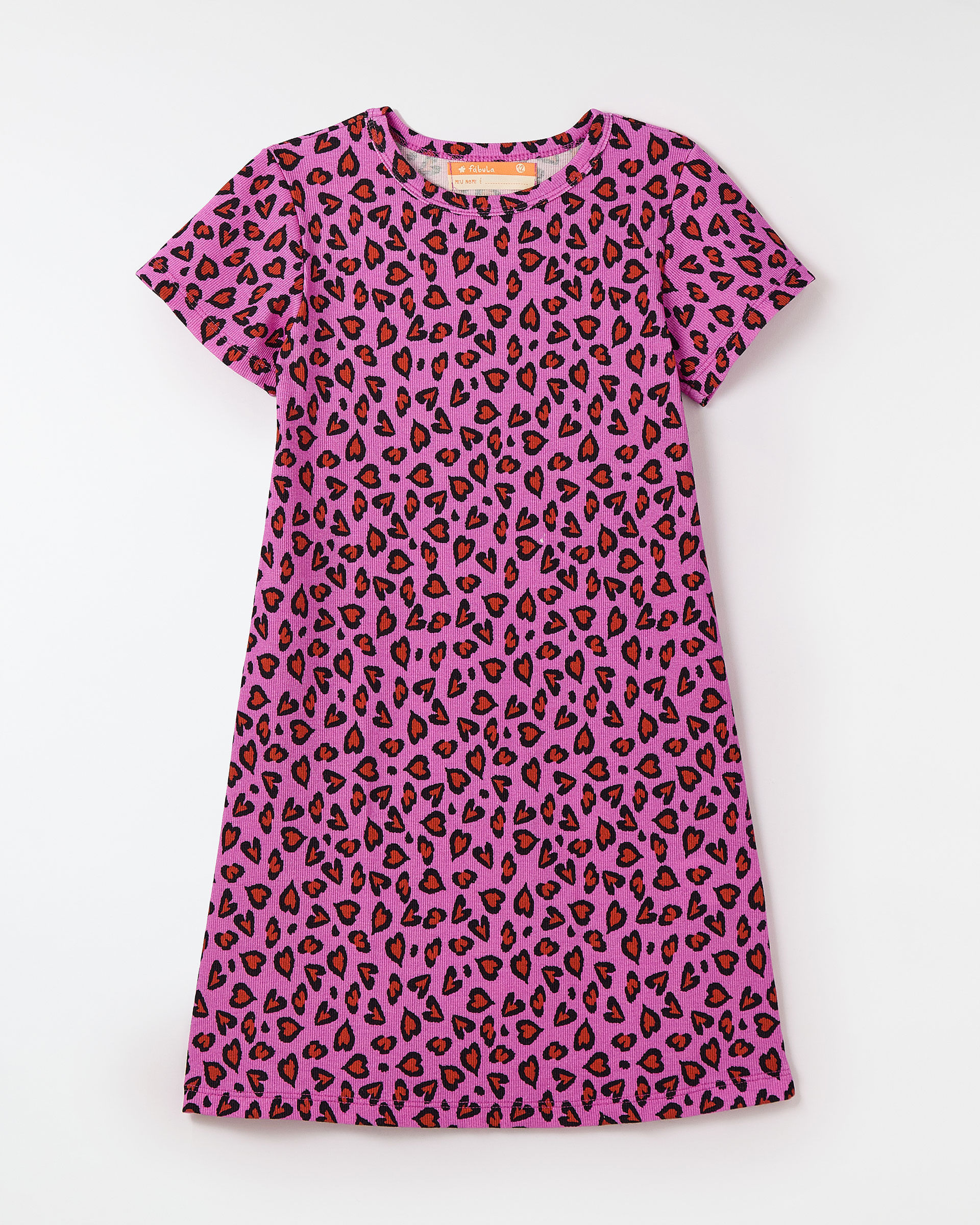 Vestido Malha Carinhonca Rosa