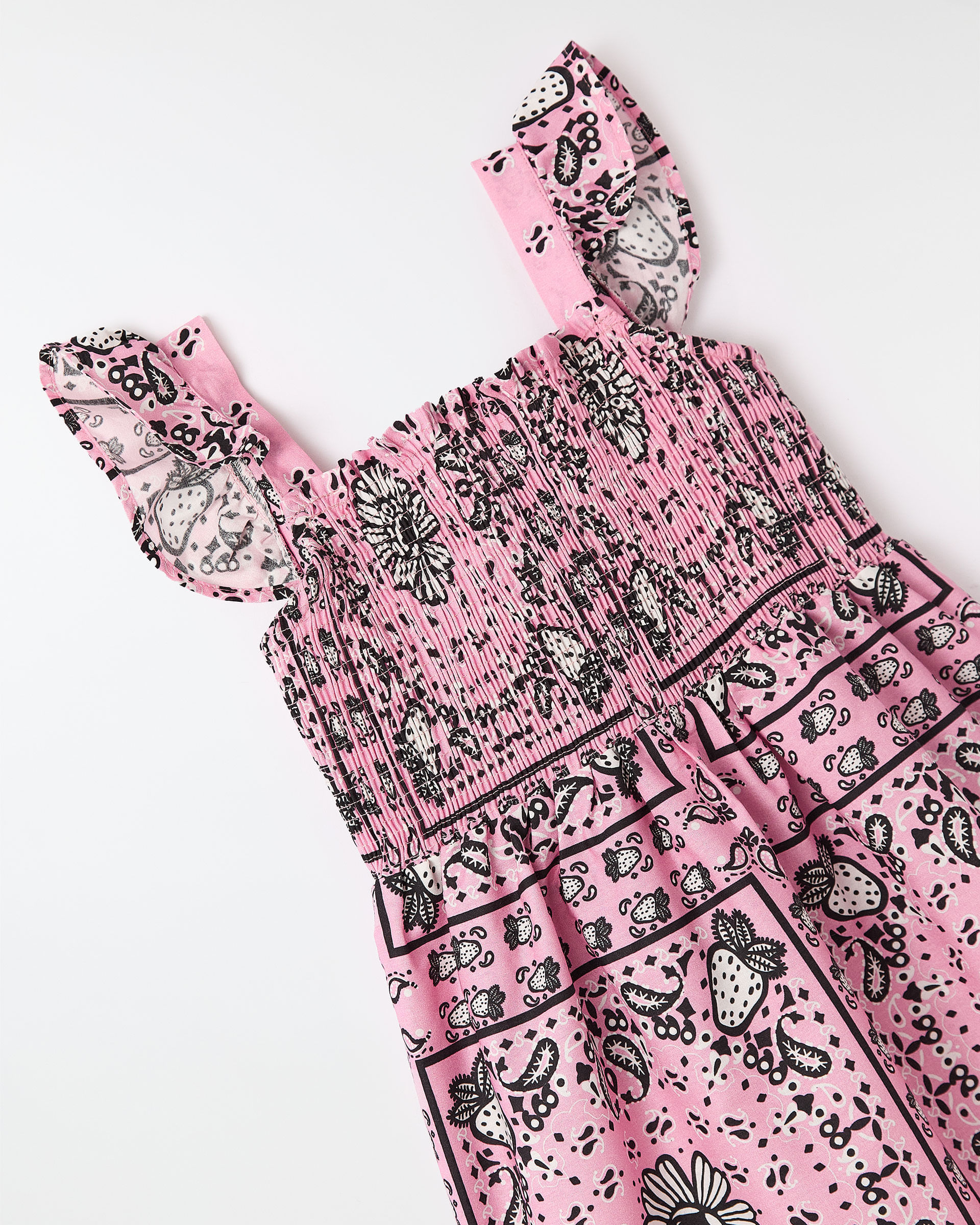 Vestido Morango Bandana