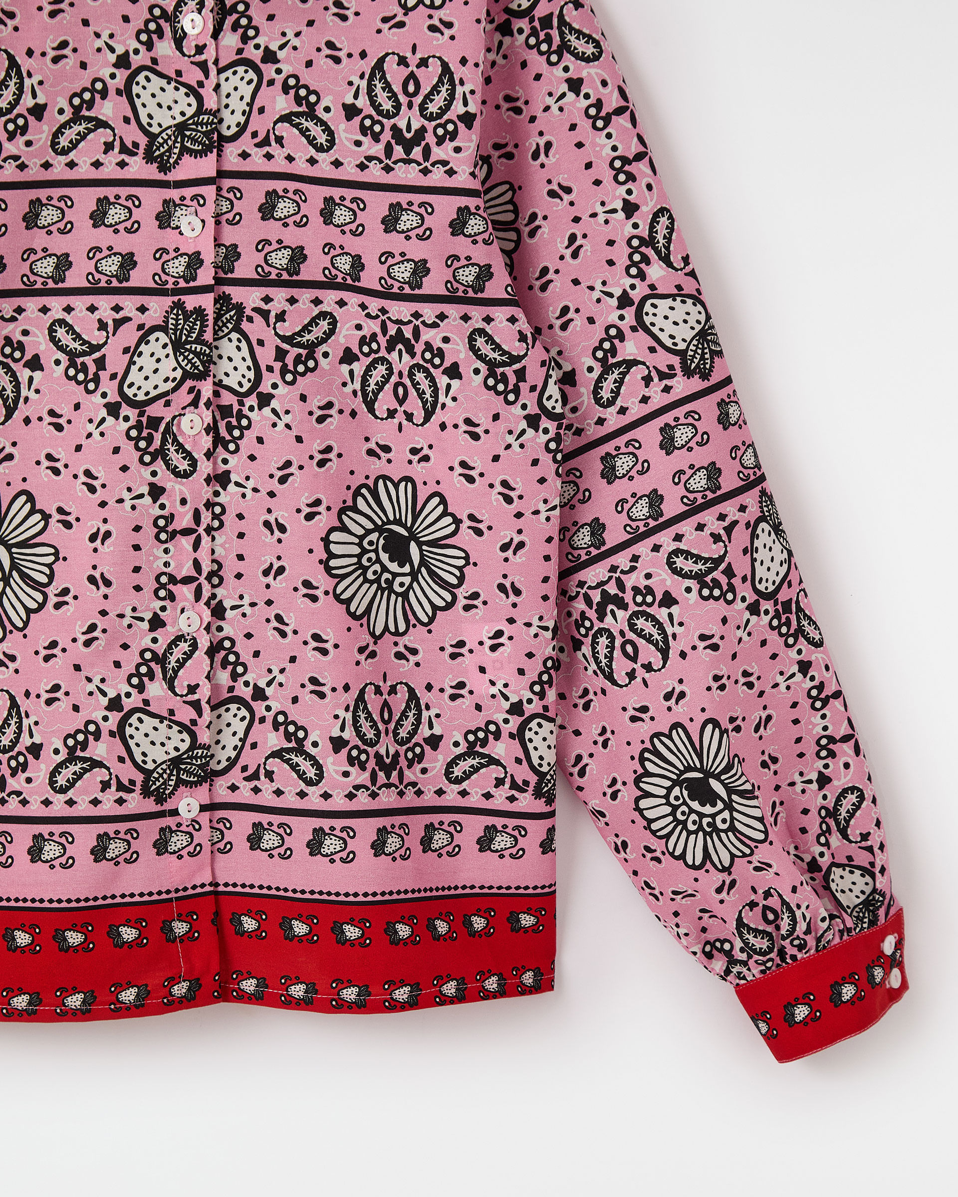 Camisa Bandana Morango Ml e
