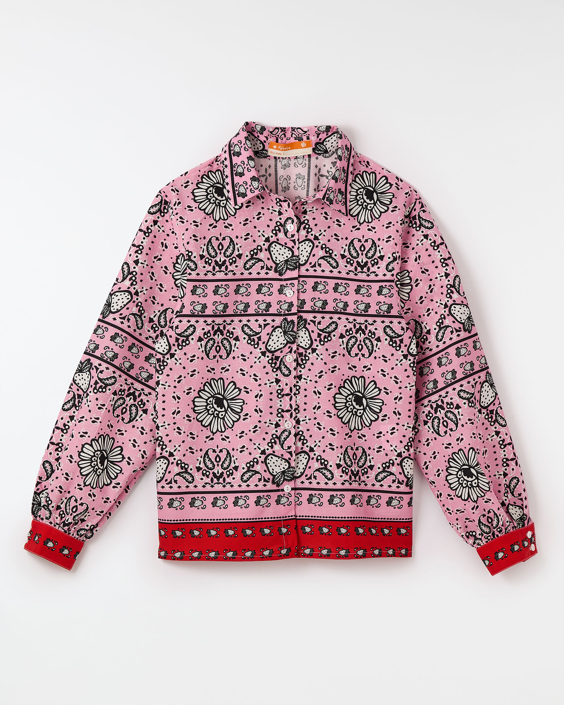 Camisa Bandana Morango Ml e