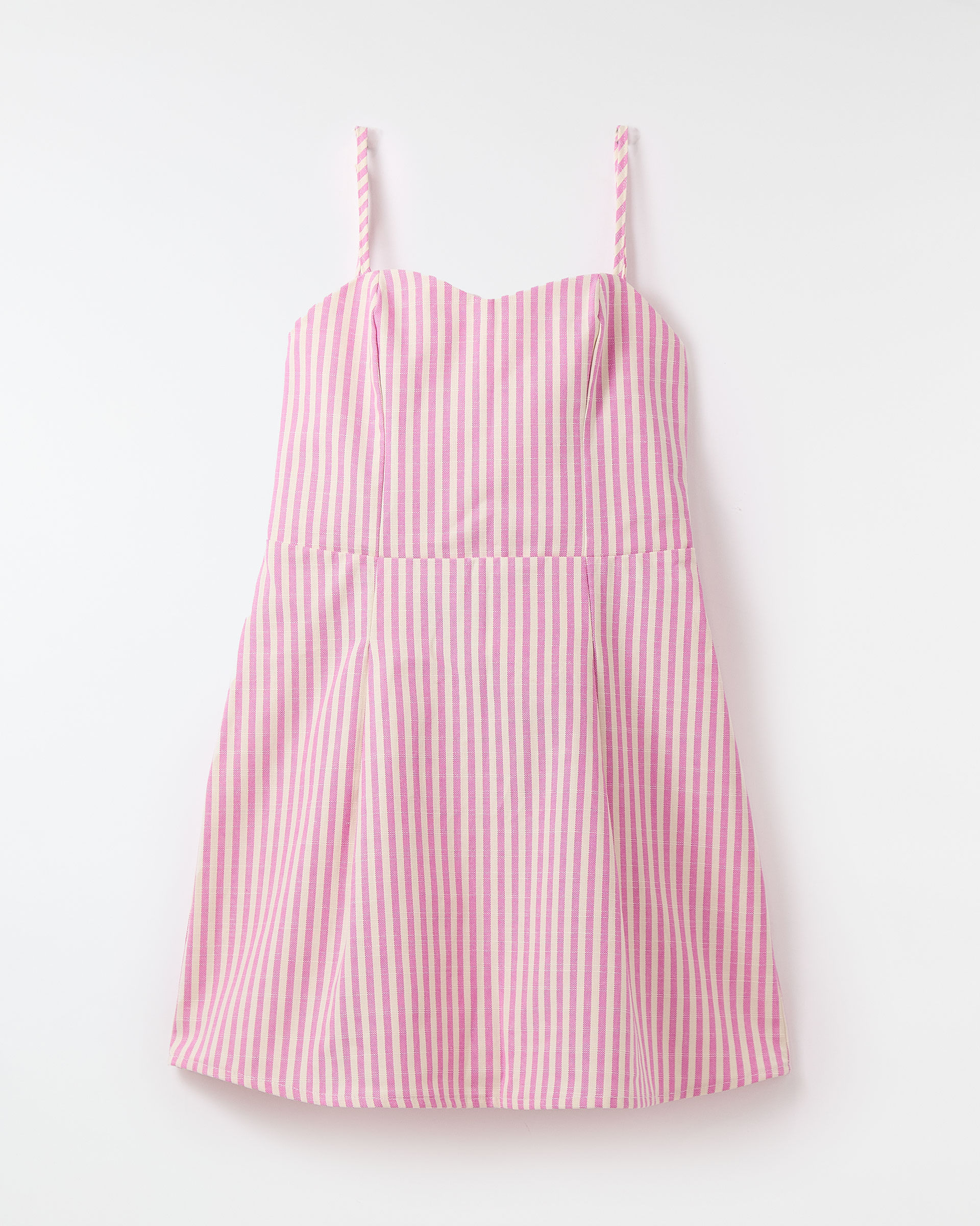 Vestido Fio Tinto Listrado