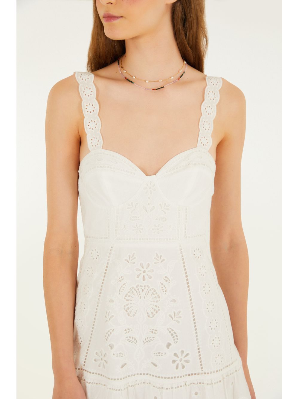 Farm — Vestido Richelieu Floral Mariana