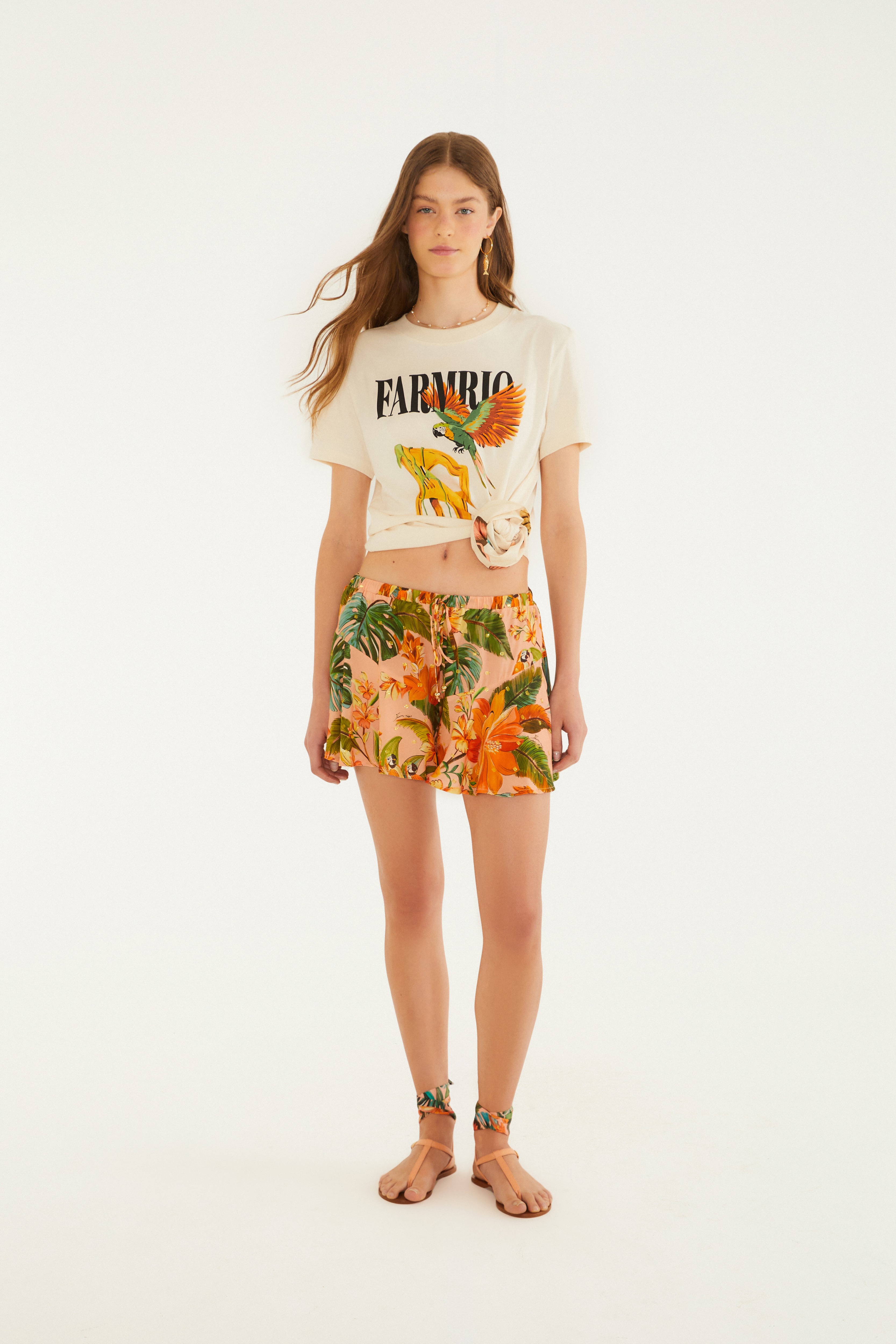 T-Shirt Fit Cadeira e Biquíni Farm Rio
