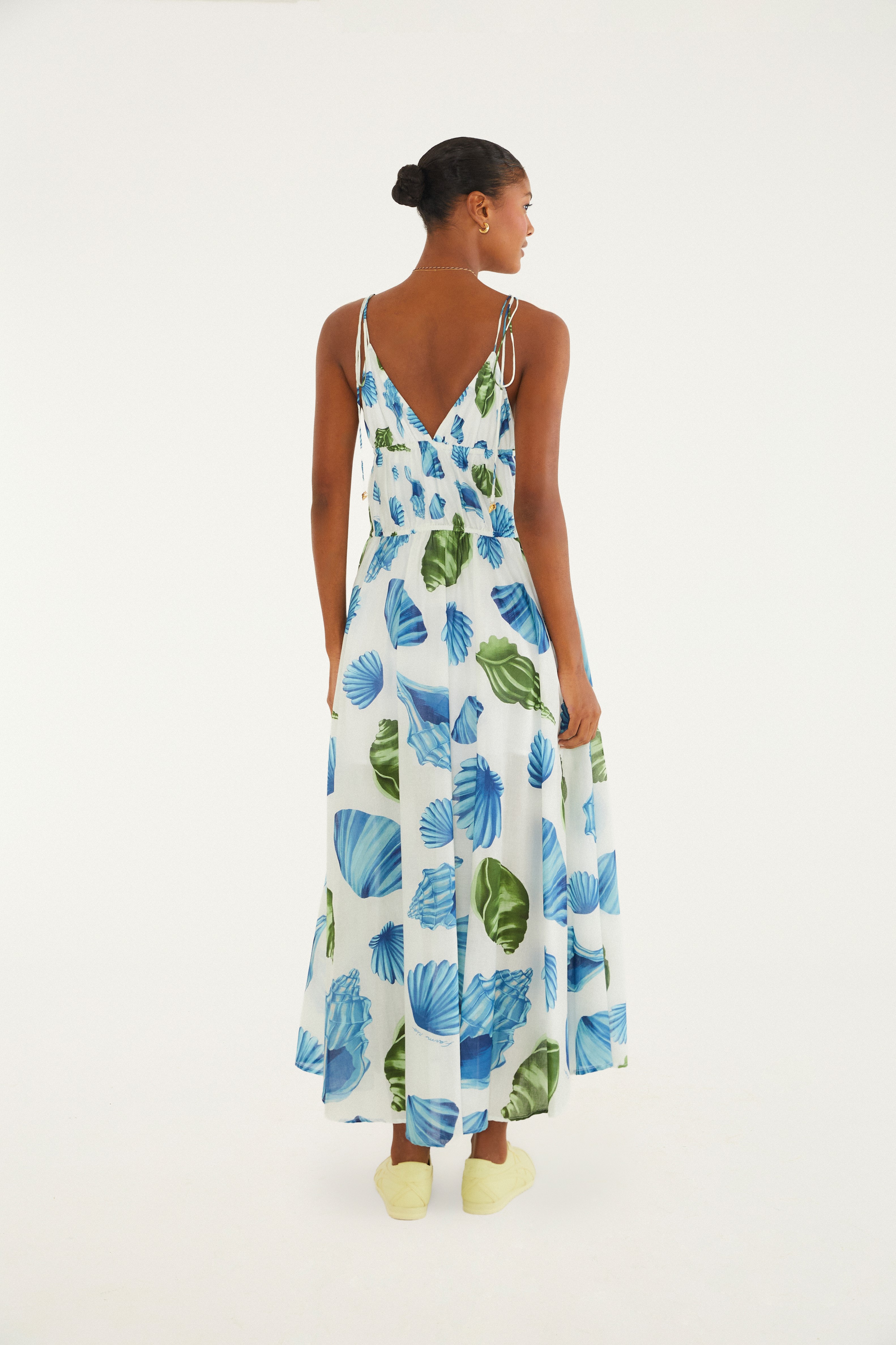 Vestido Longo Concha Litoral