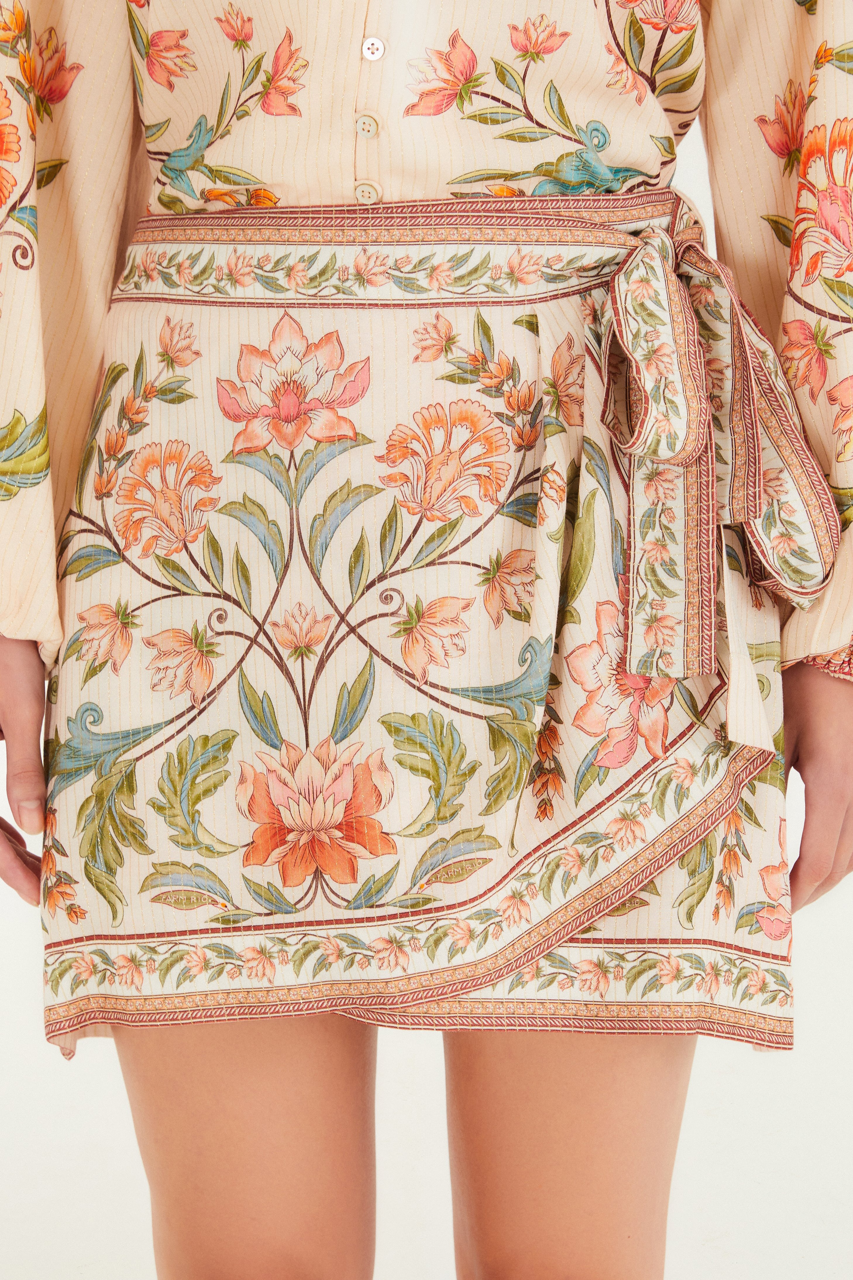 Saia Estampada Natalia