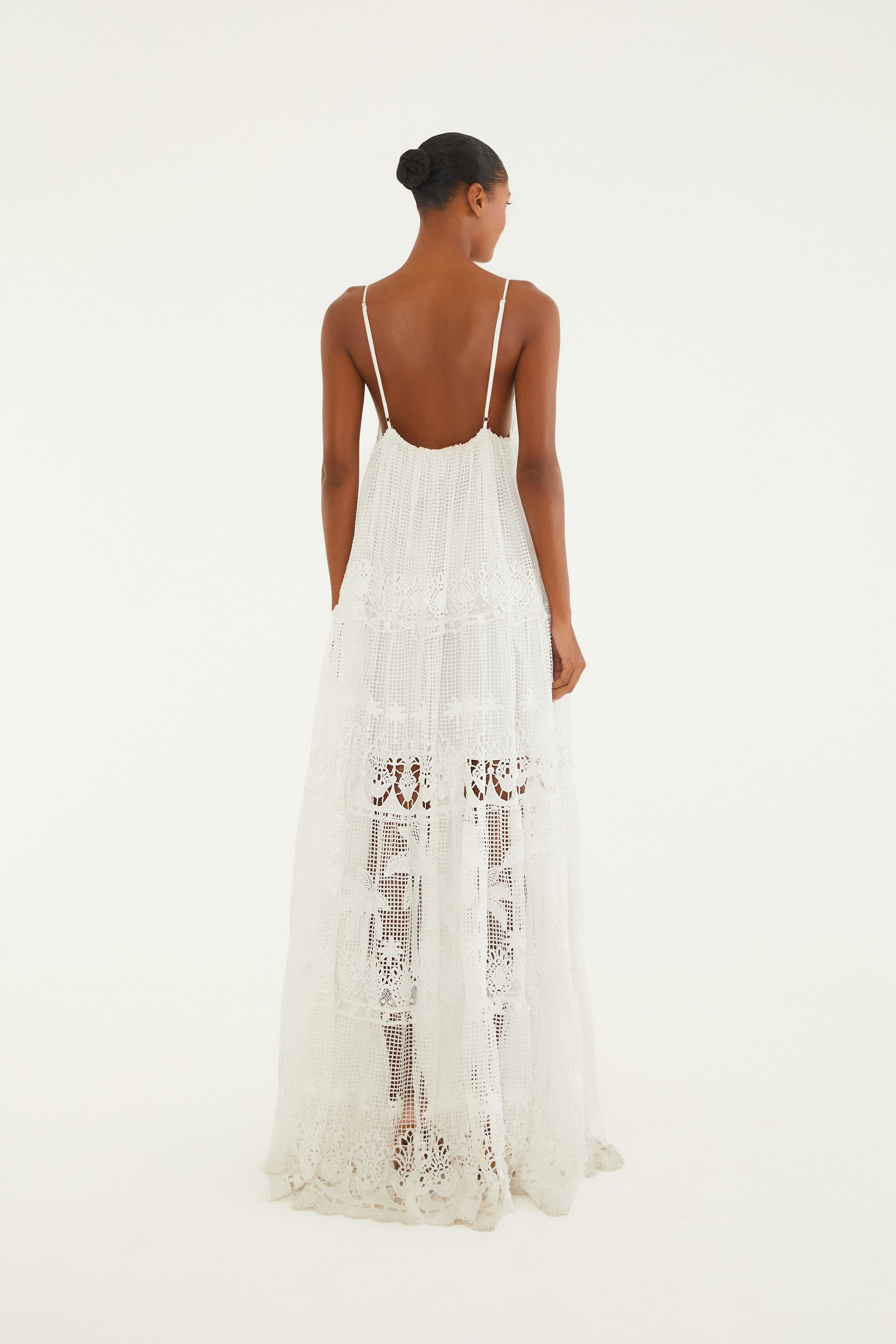 Vestido Longo Guipure Odara