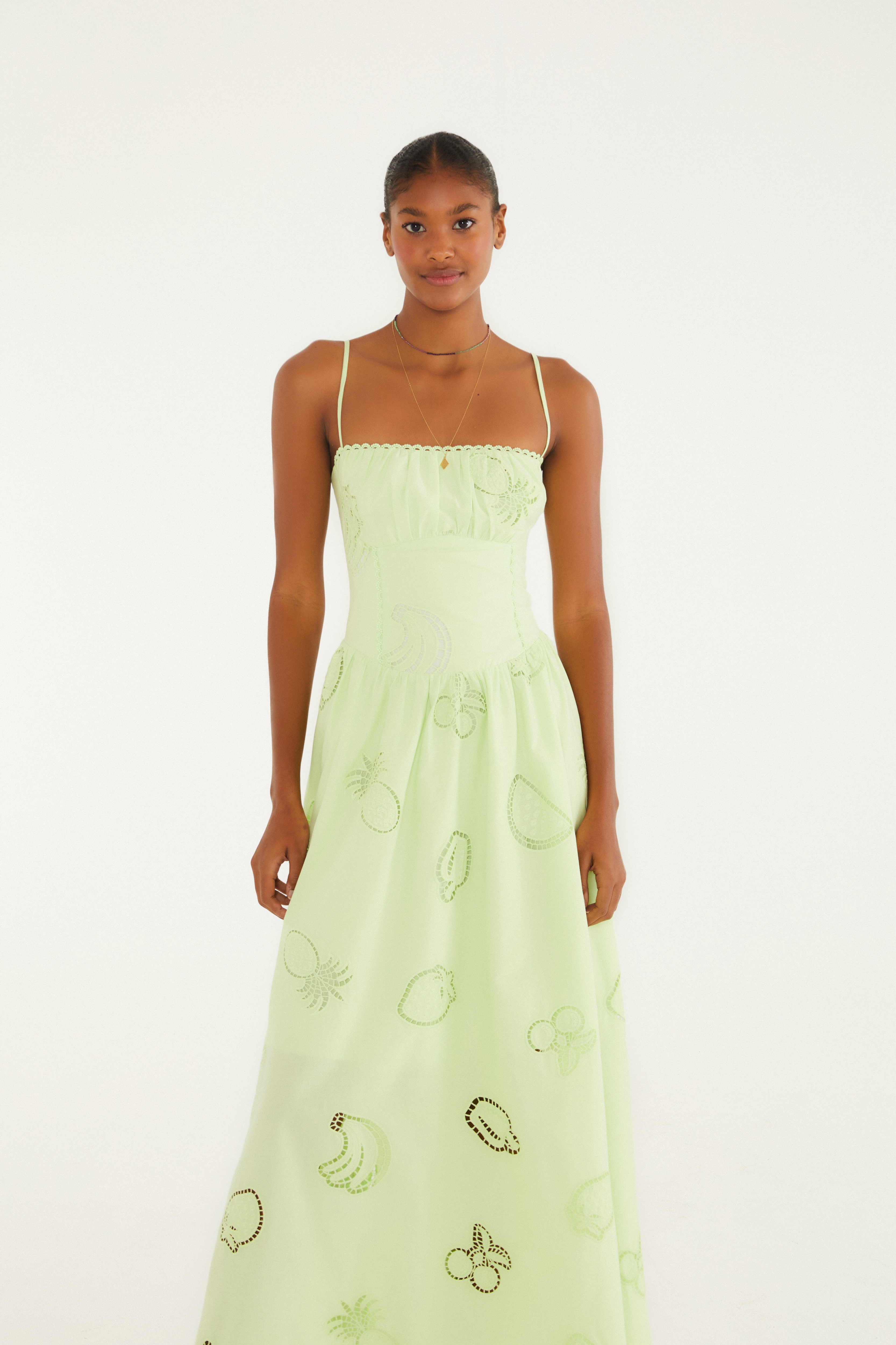 Vestido Longo Laise Buquê