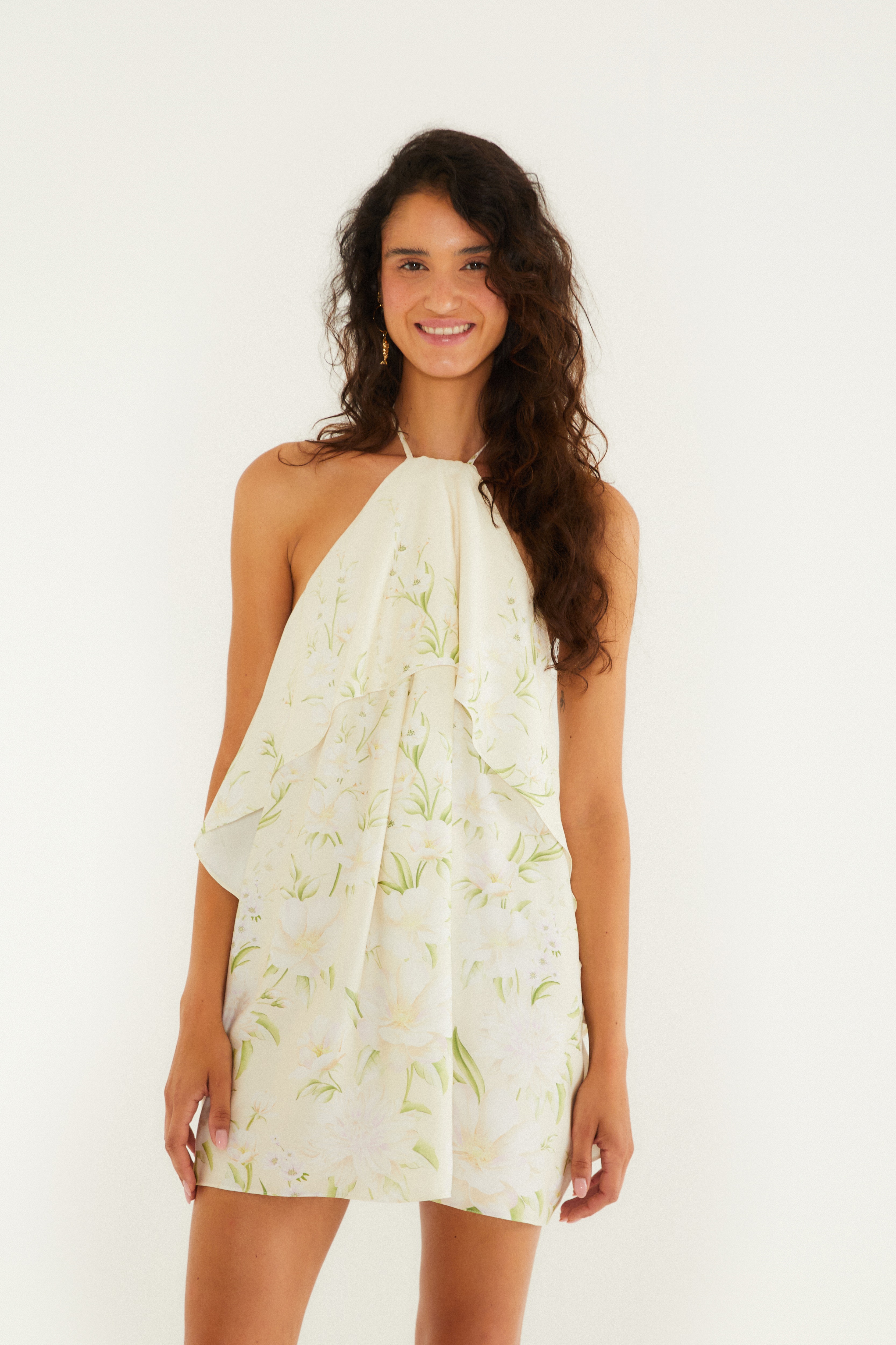 Vestido Curto Estampado Gabrielle