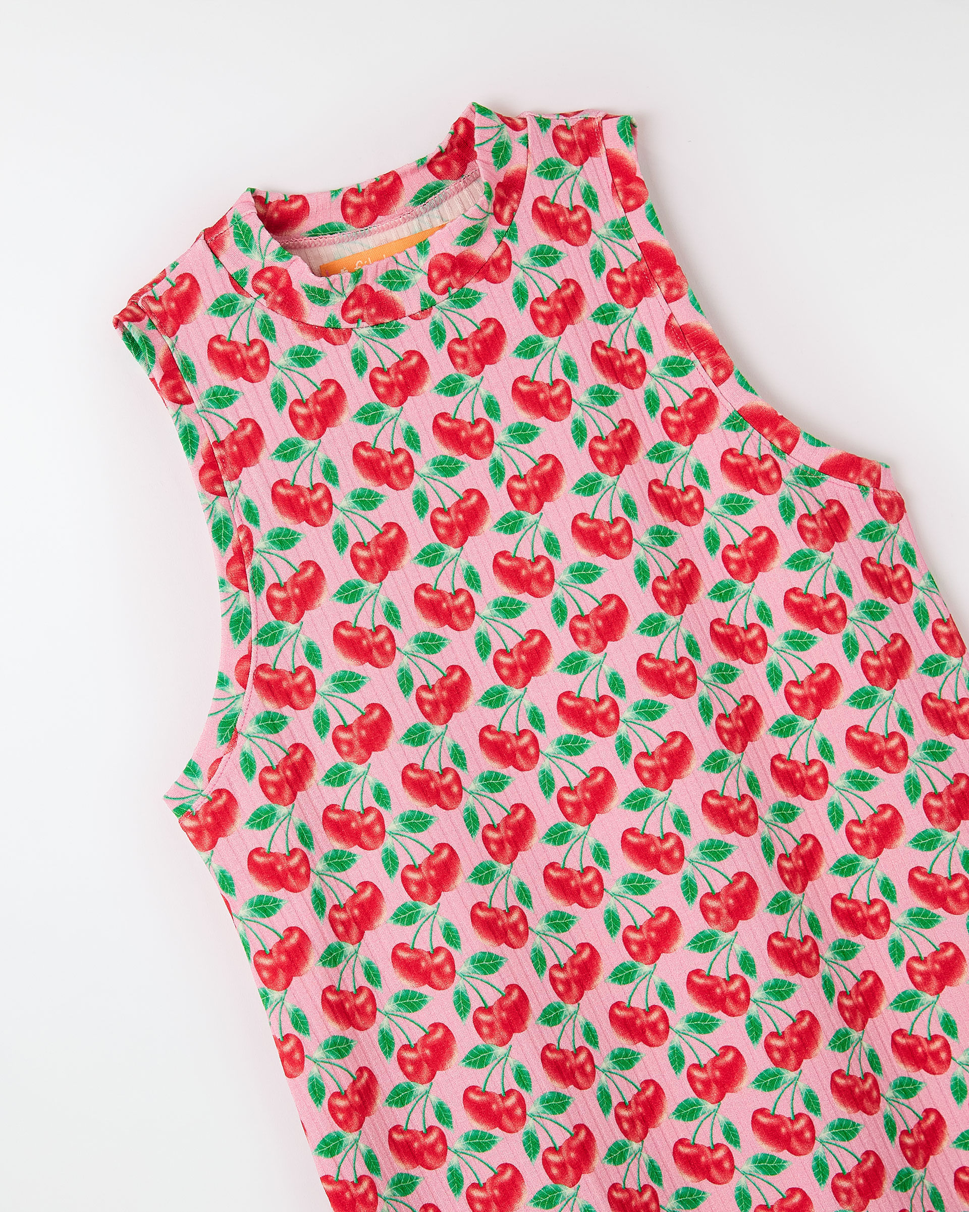 Vestido Malha Cereja Doce