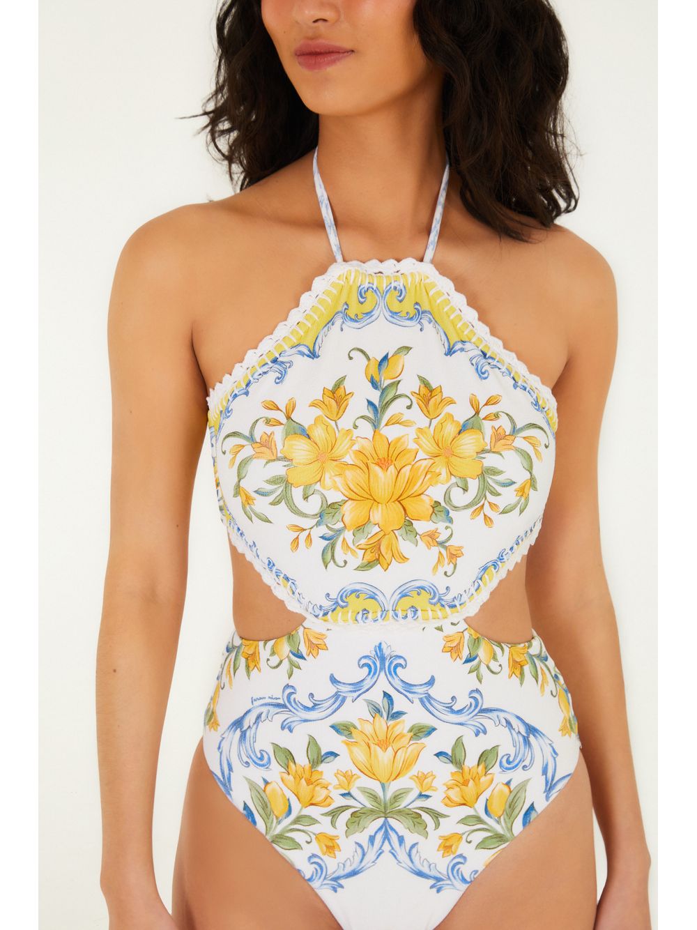 Farm — Maiô Estampado Sicília
