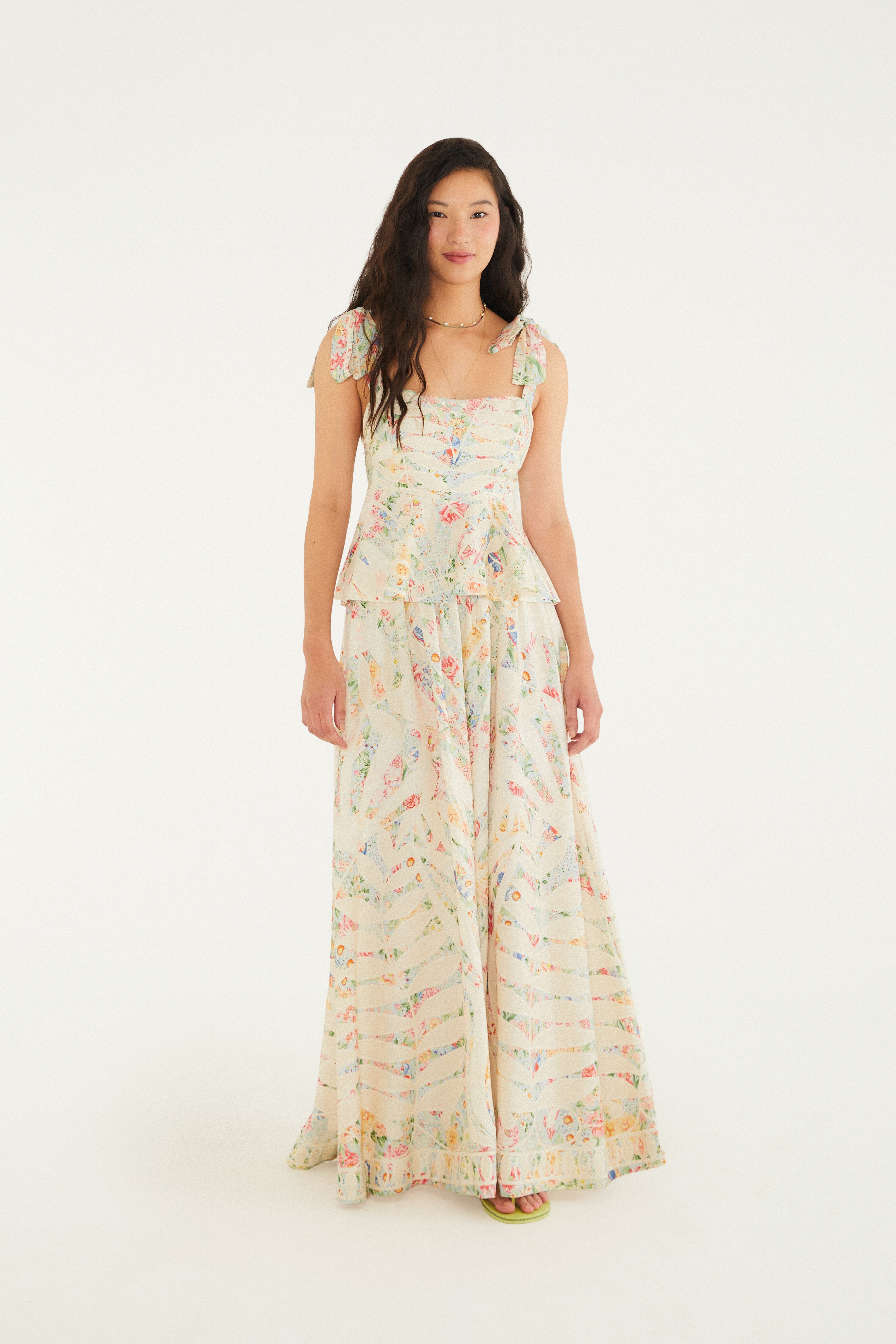 Saia Estampada Rendeira