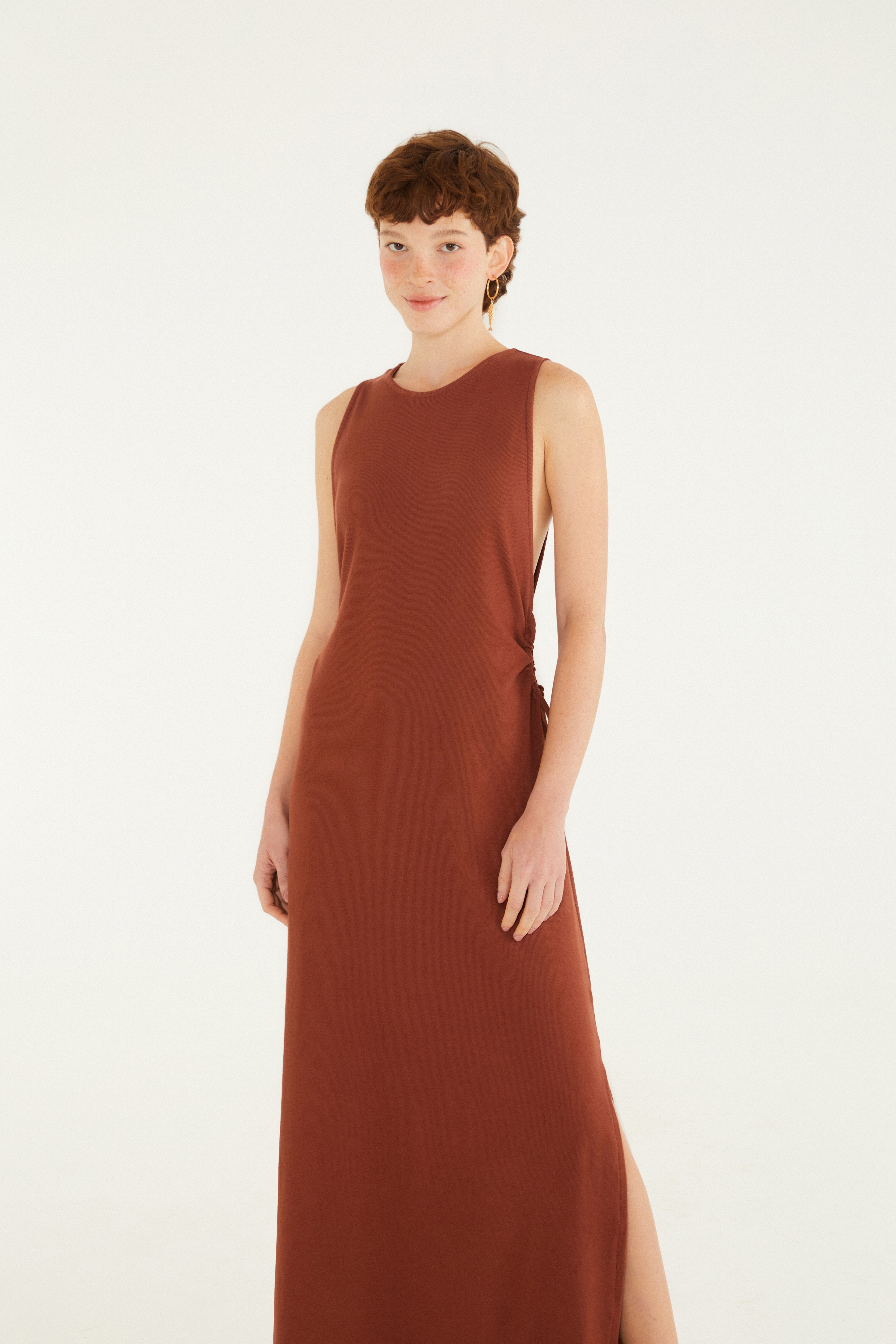 Vestido Rib Cavado