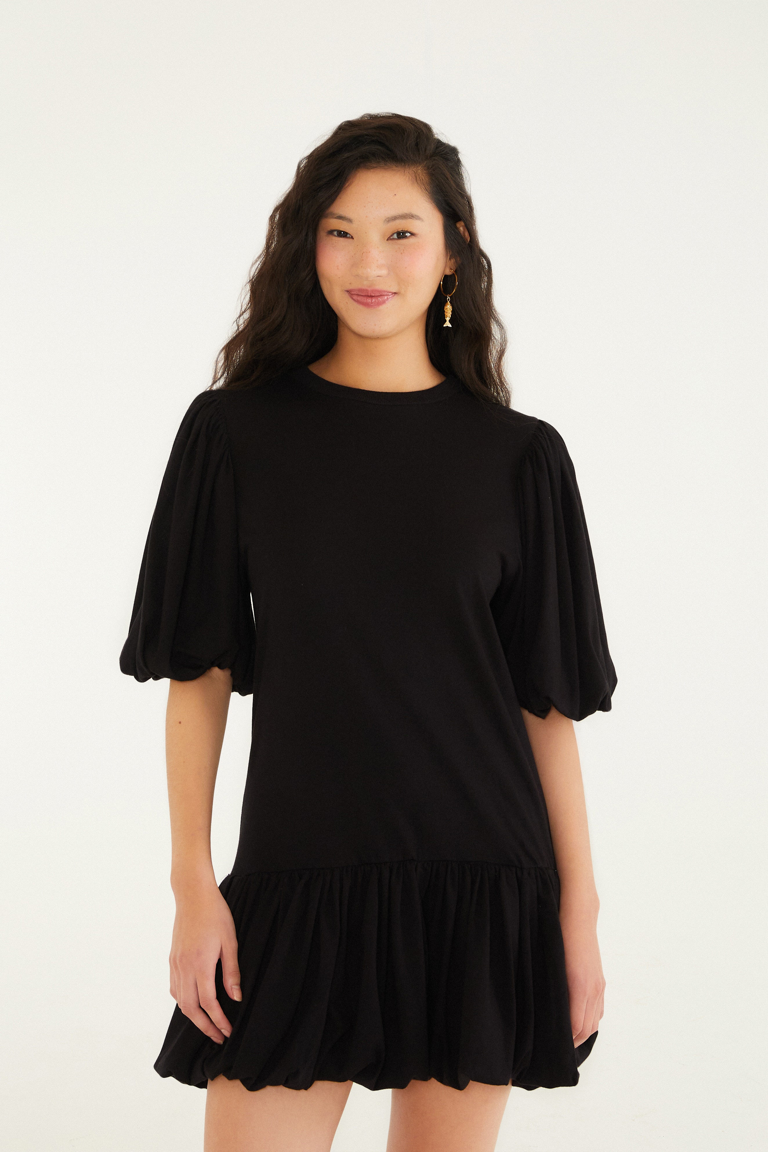 Vestido Cropped Recorte Cintura