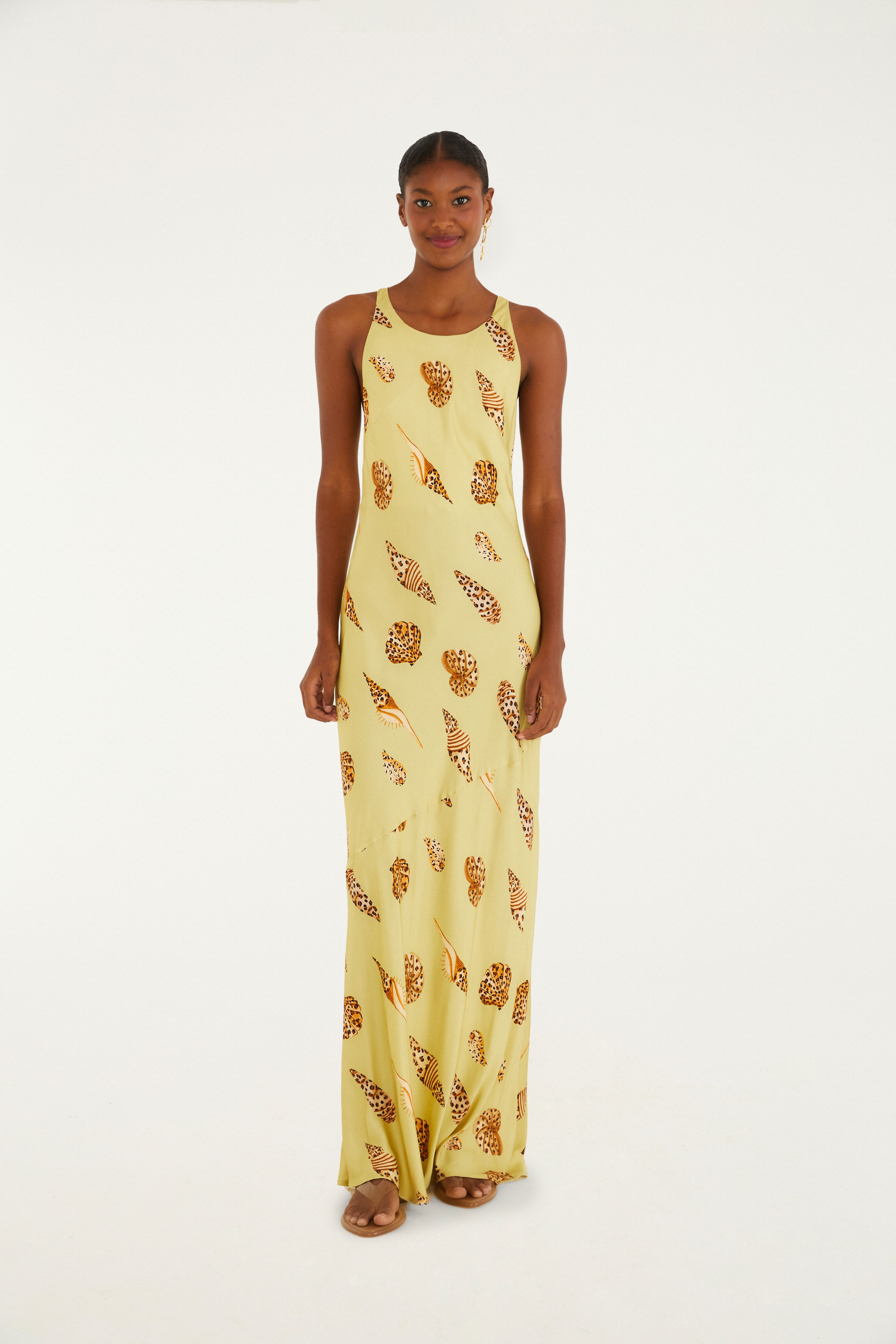 Vestido Cropped Concha Pintada