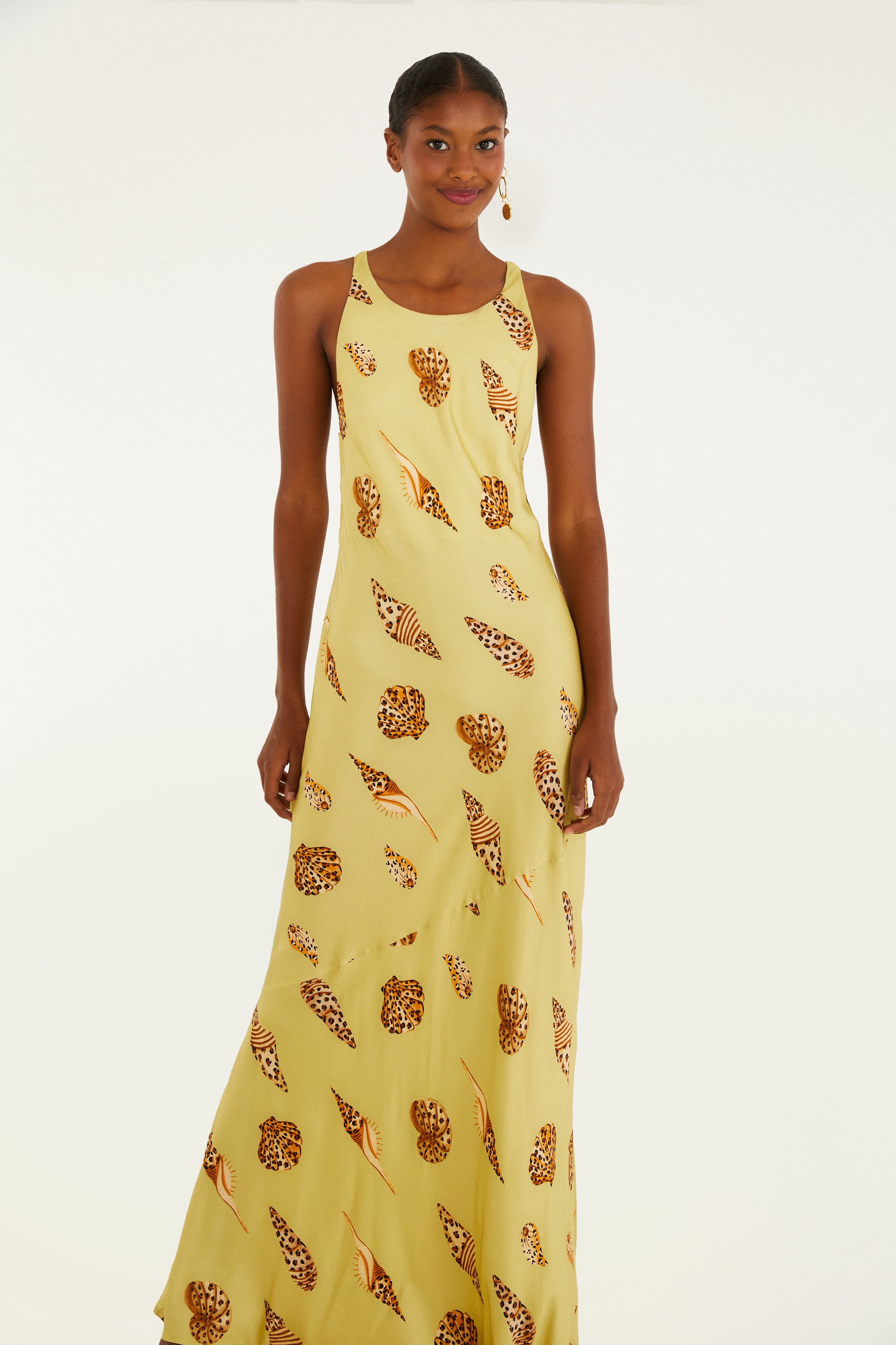 Vestido Cropped Concha Pintada