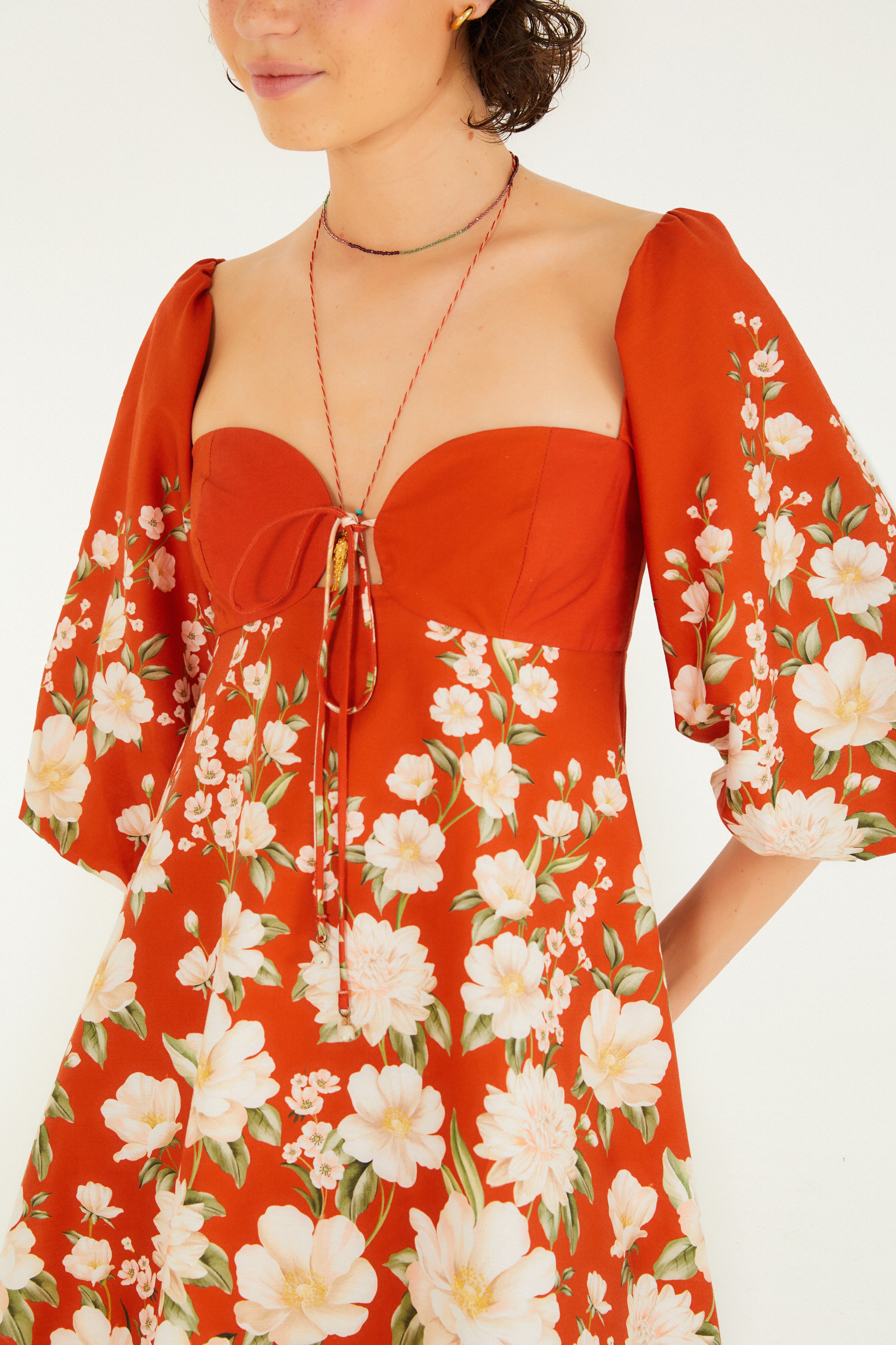 Vestido Curto Estampado Gabrielle