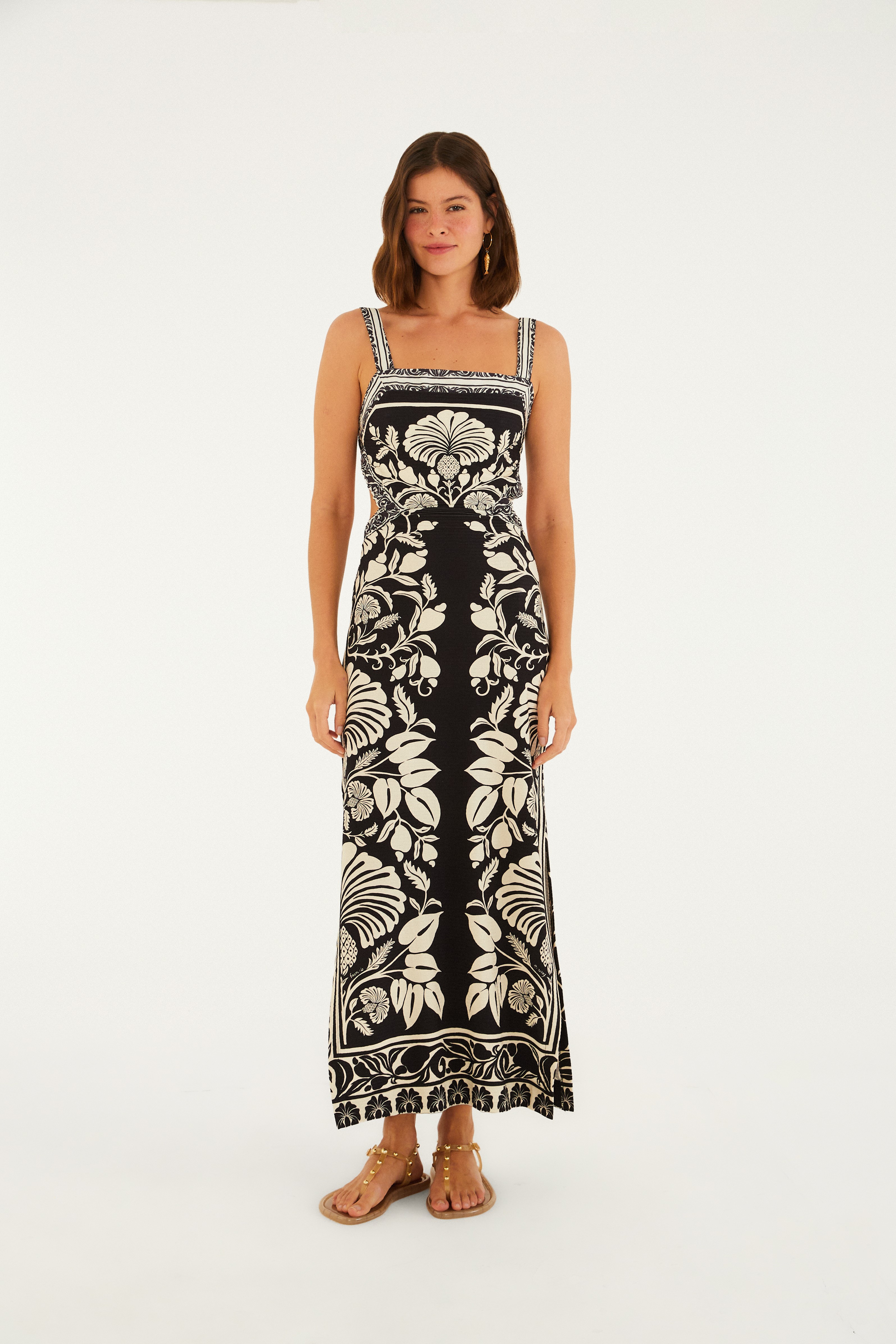 Vestido Midi Estampado Sintra