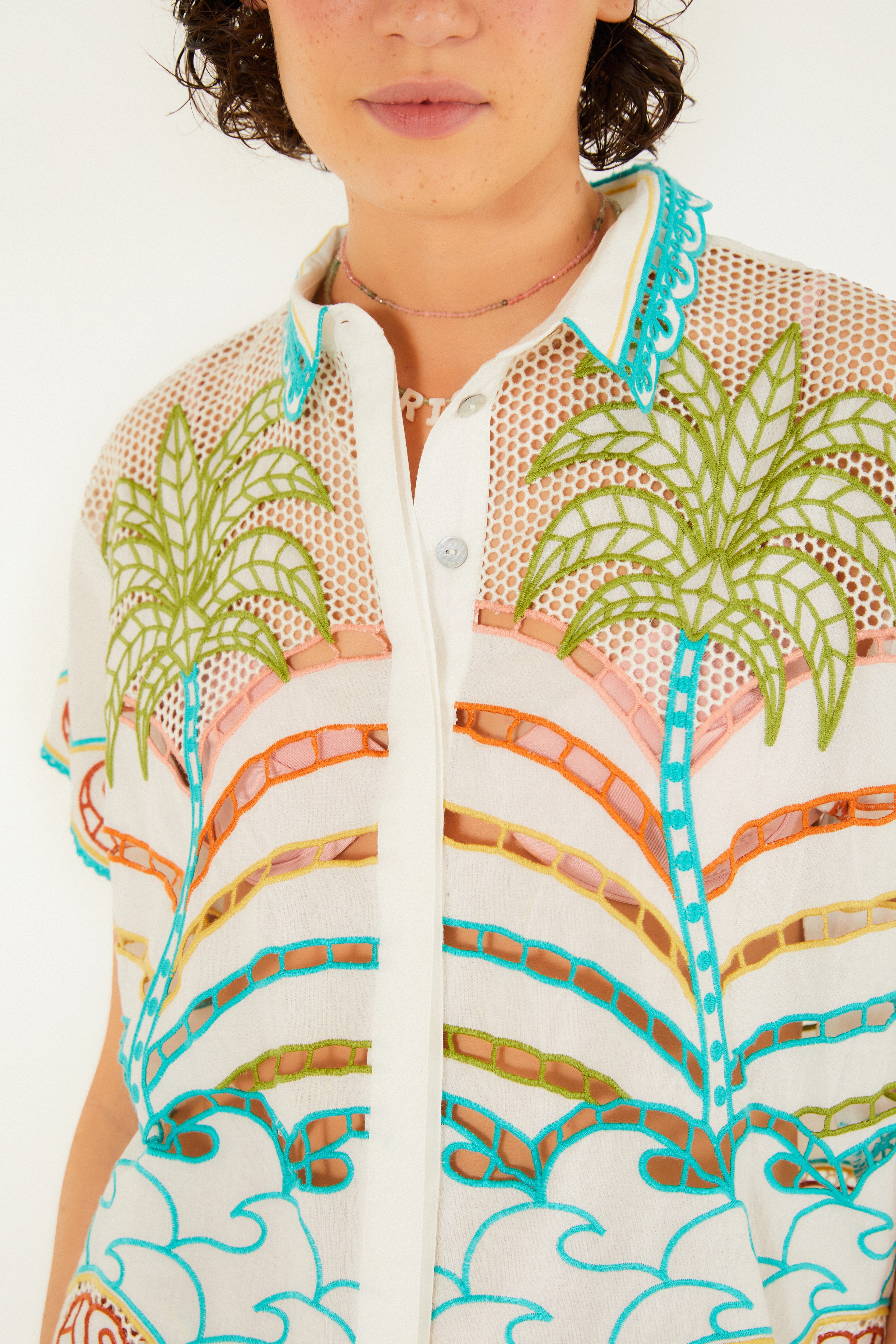 Camisa Richelieu Paisagem Carioca