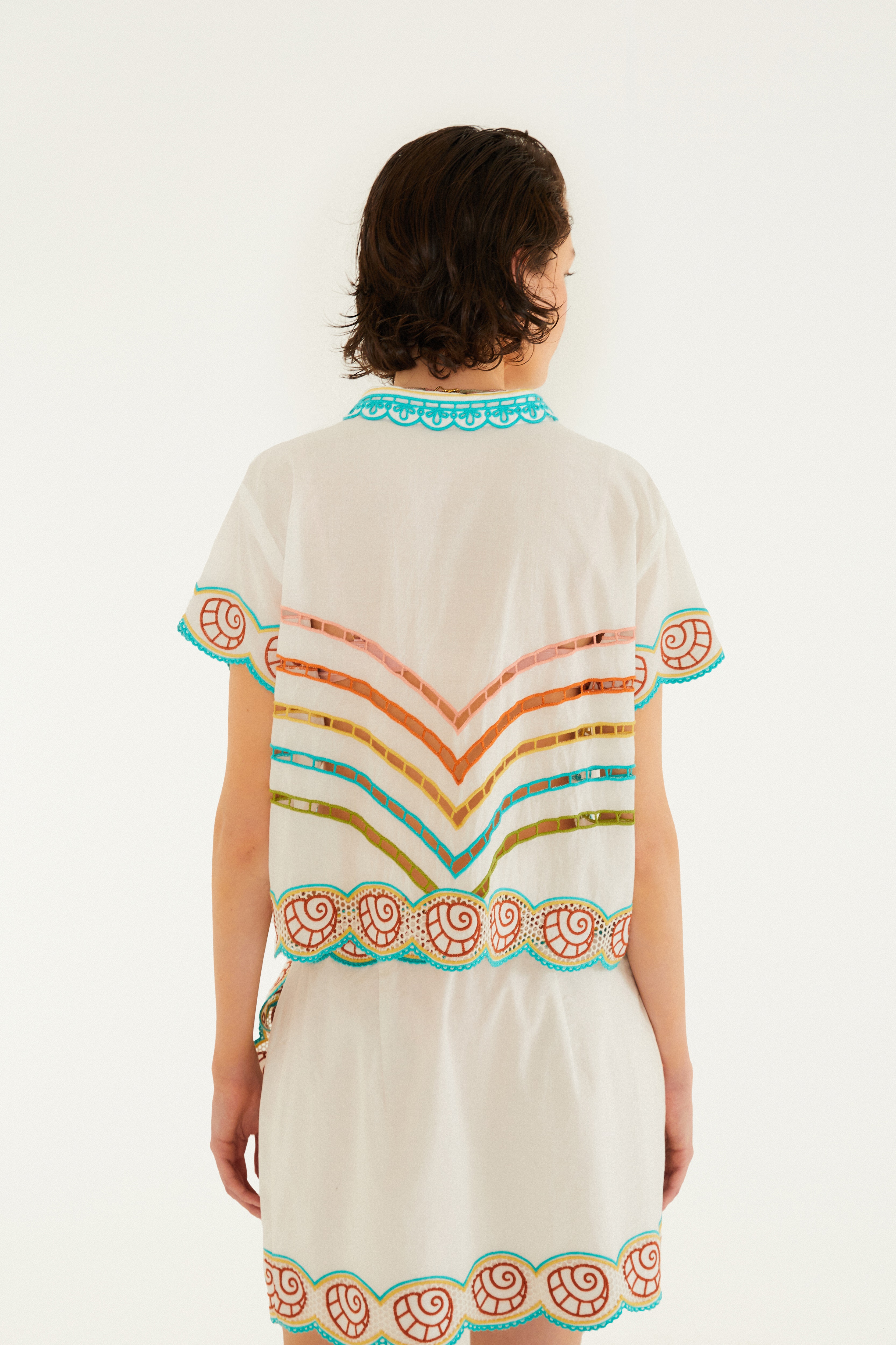 Camisa Richelieu Paisagem Carioca