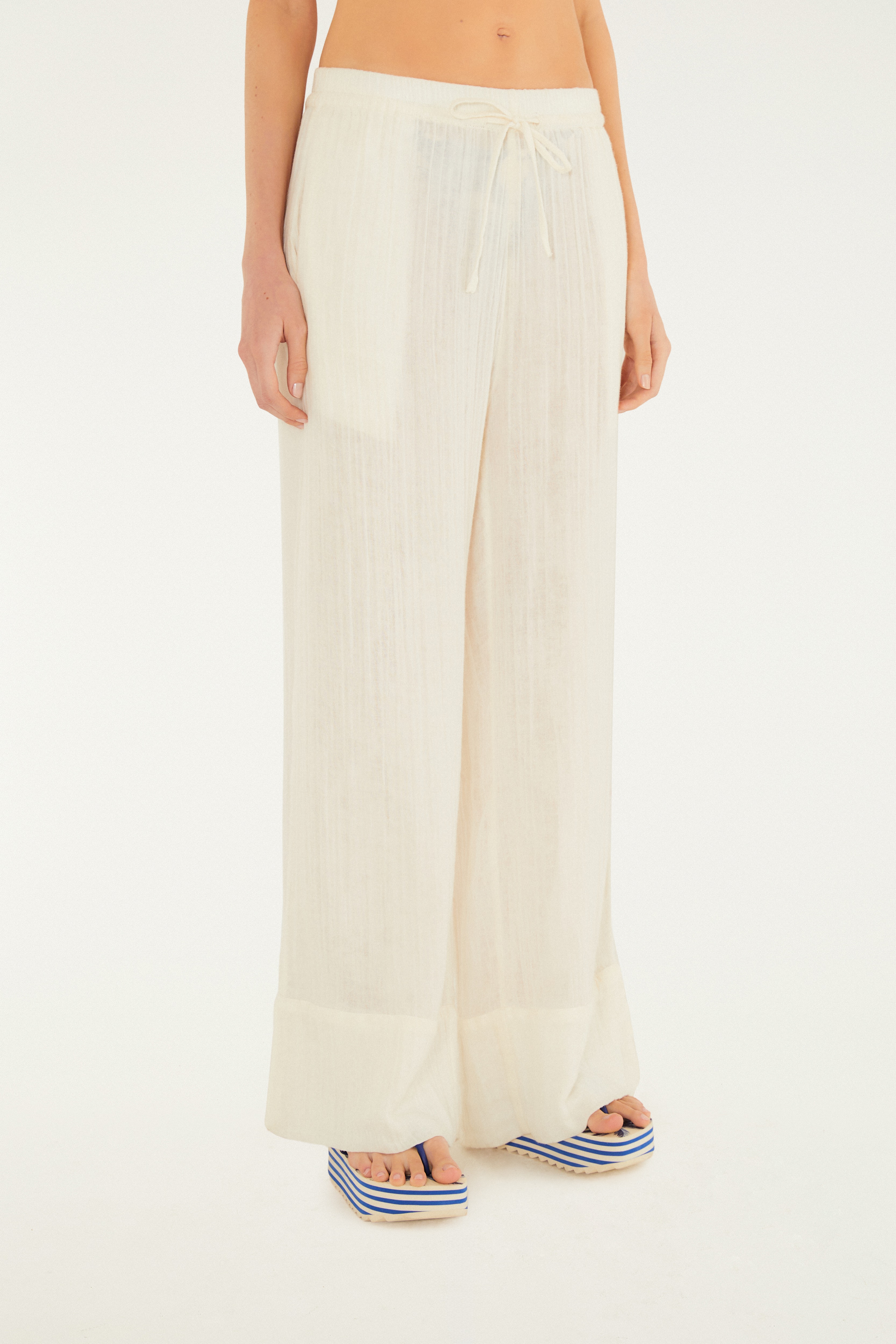 Calça Textura Crinkle