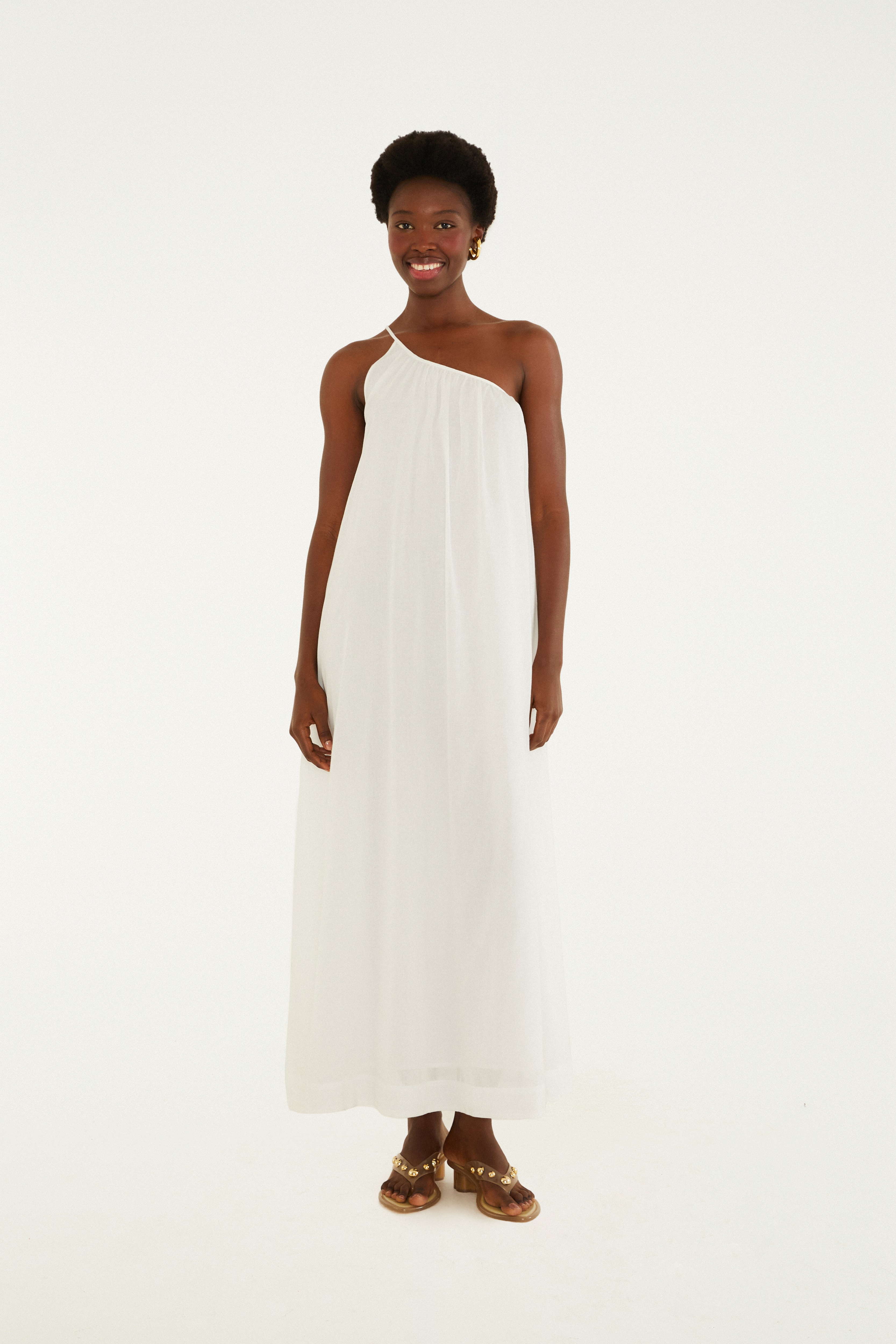 Vestido Longo Ombro Só