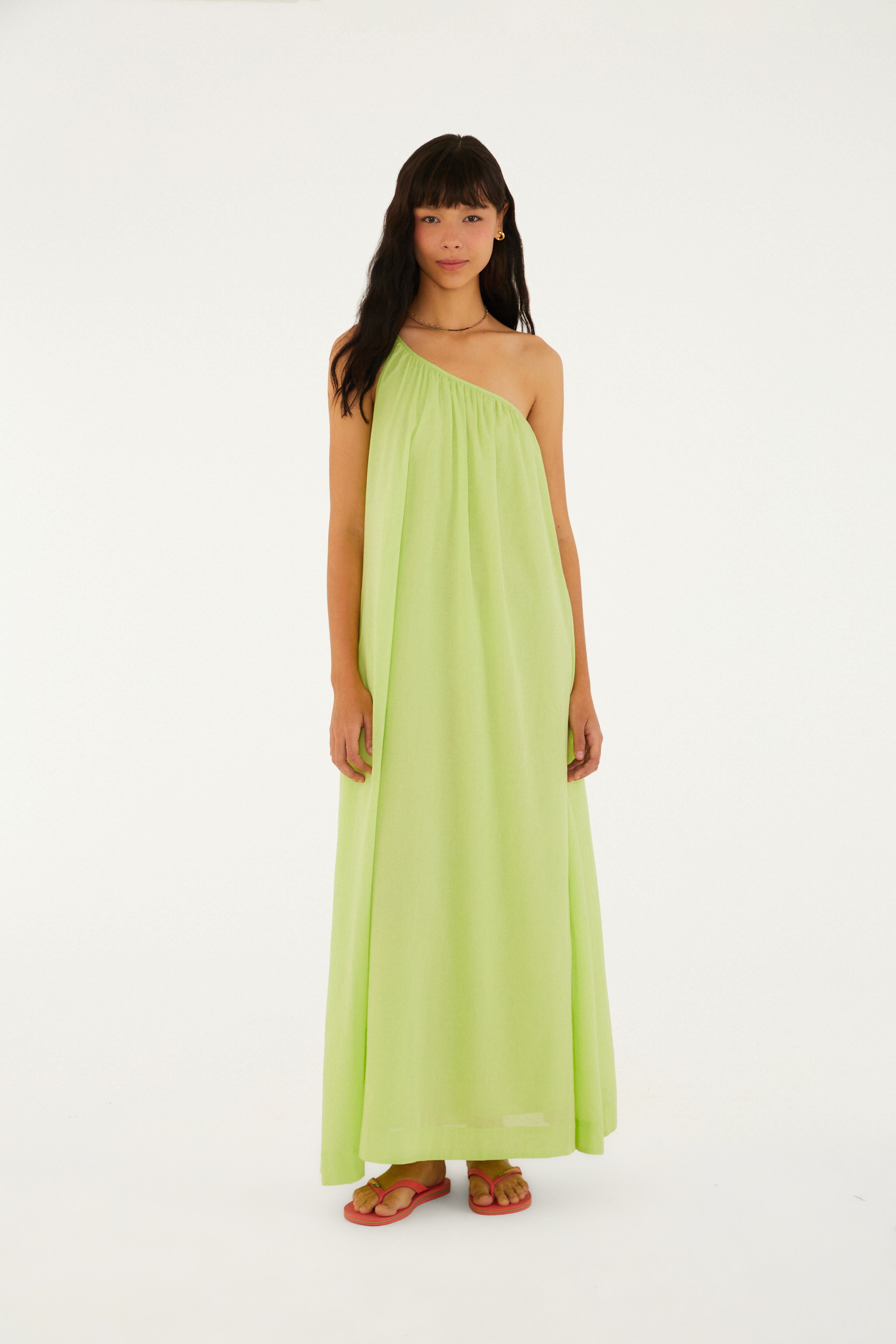 Vestido Longo Ombro Só