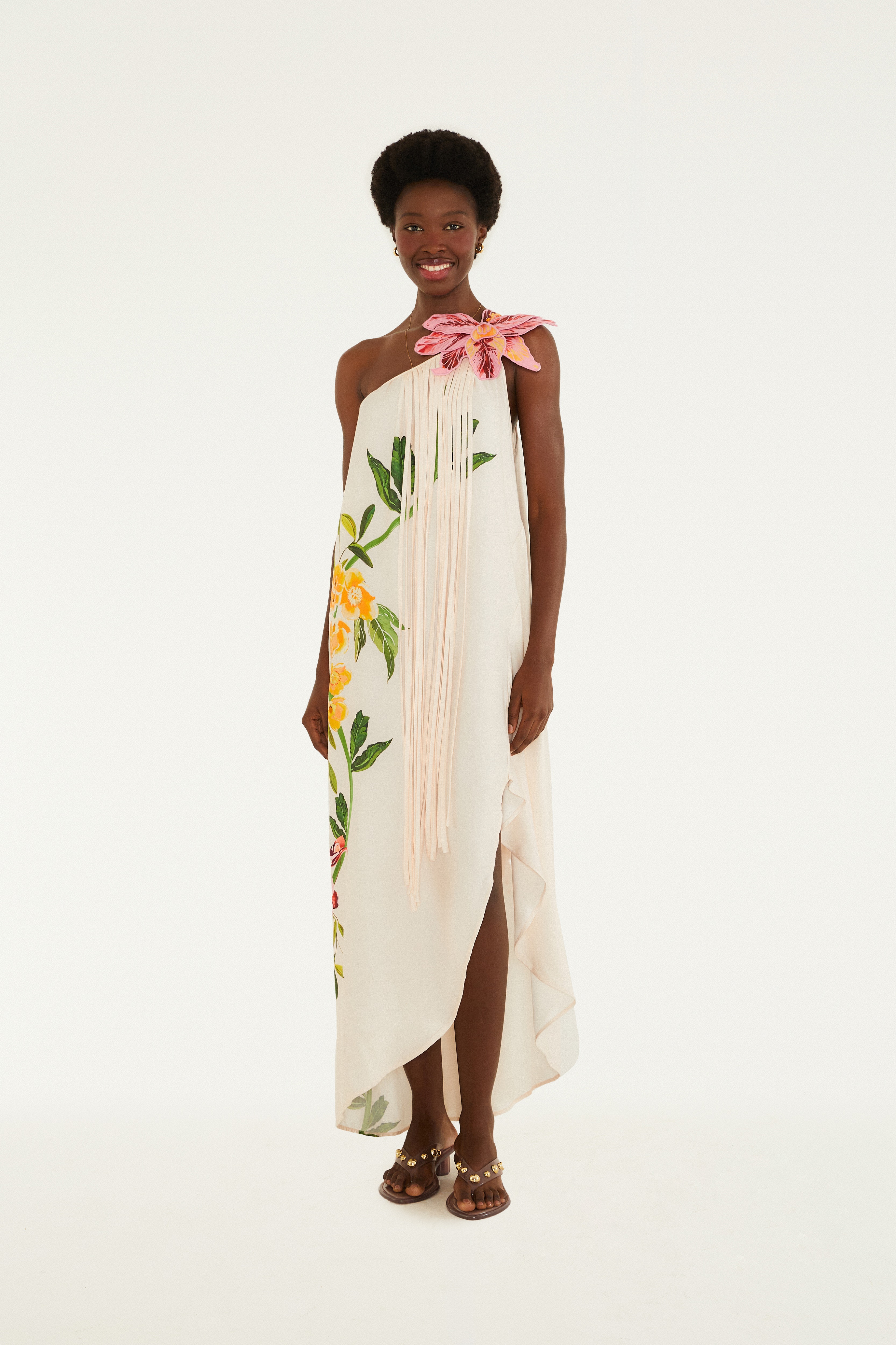 Vestido Estampado Mesa De Frutas