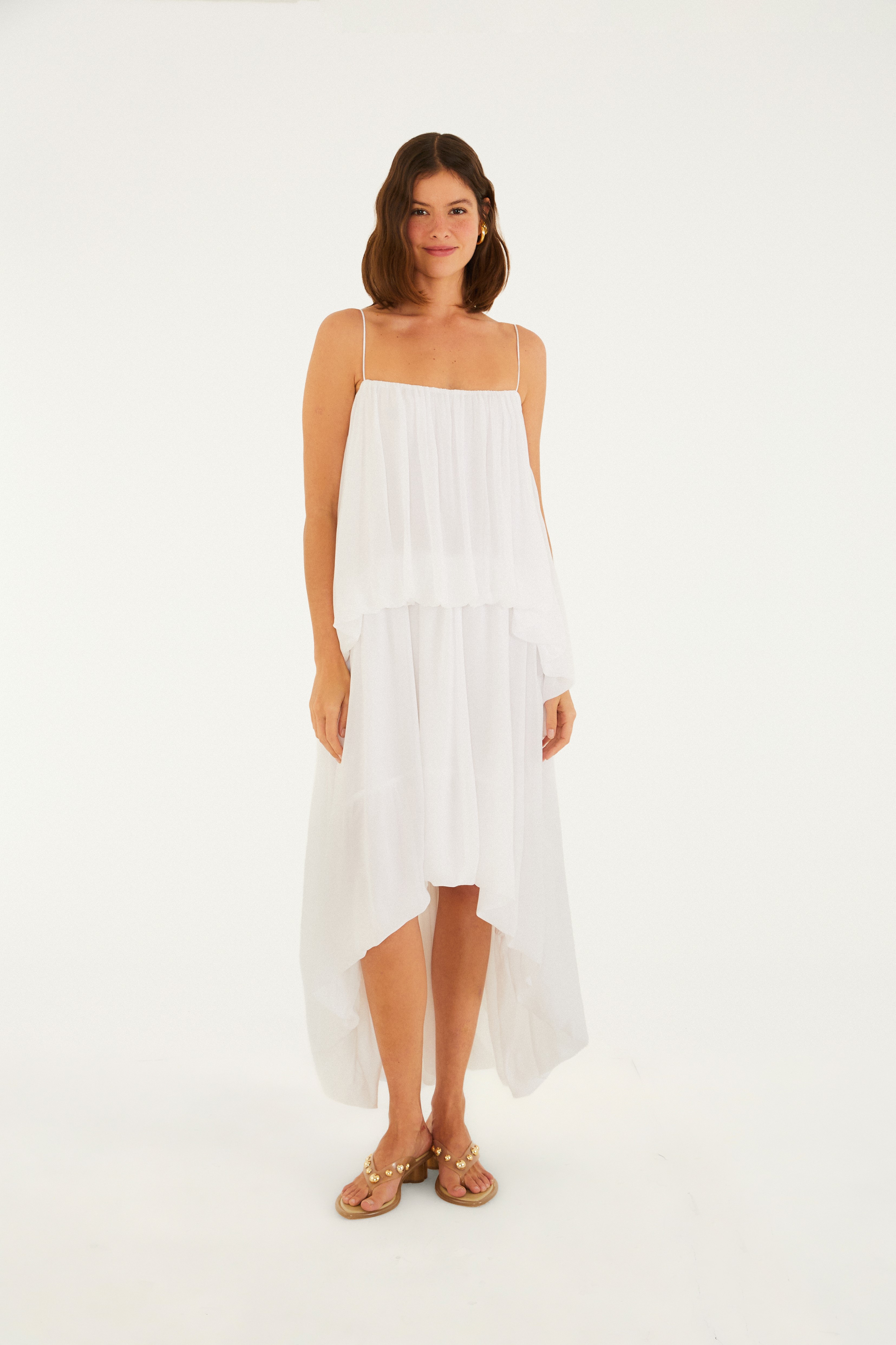 Vestido Balonê Longo