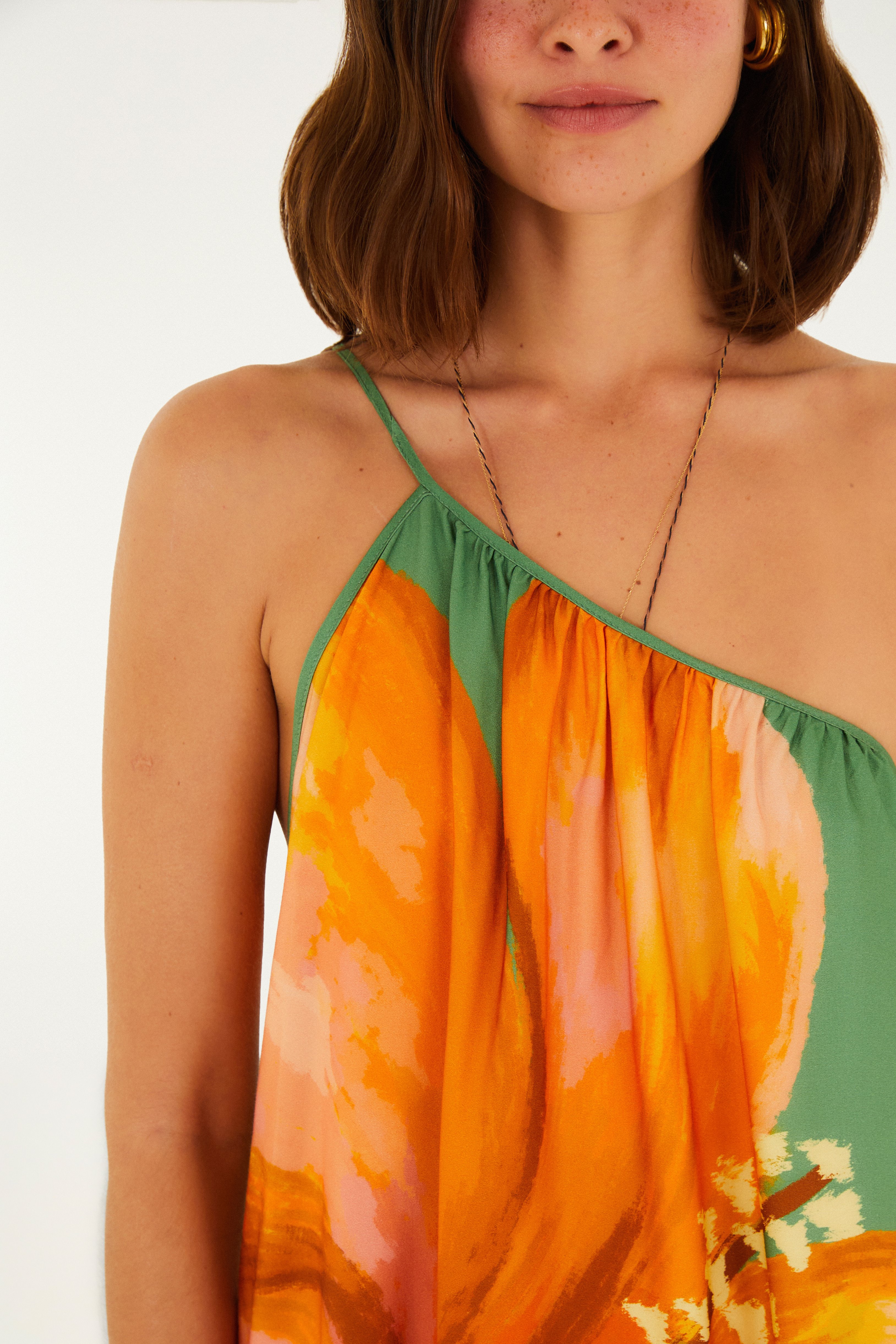 Vestido Curto Estampado Thalia