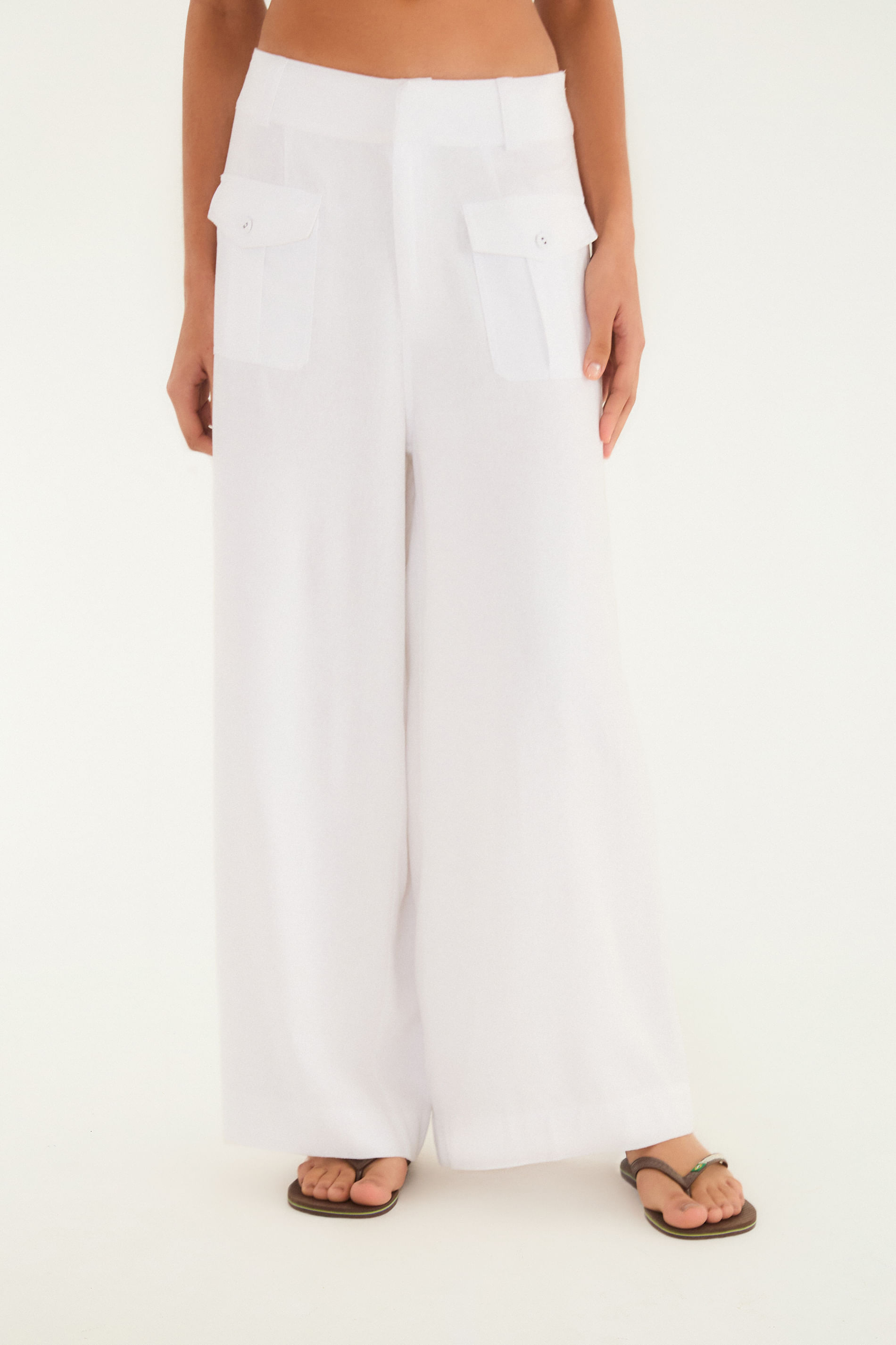 Calça Pantalona Bolso