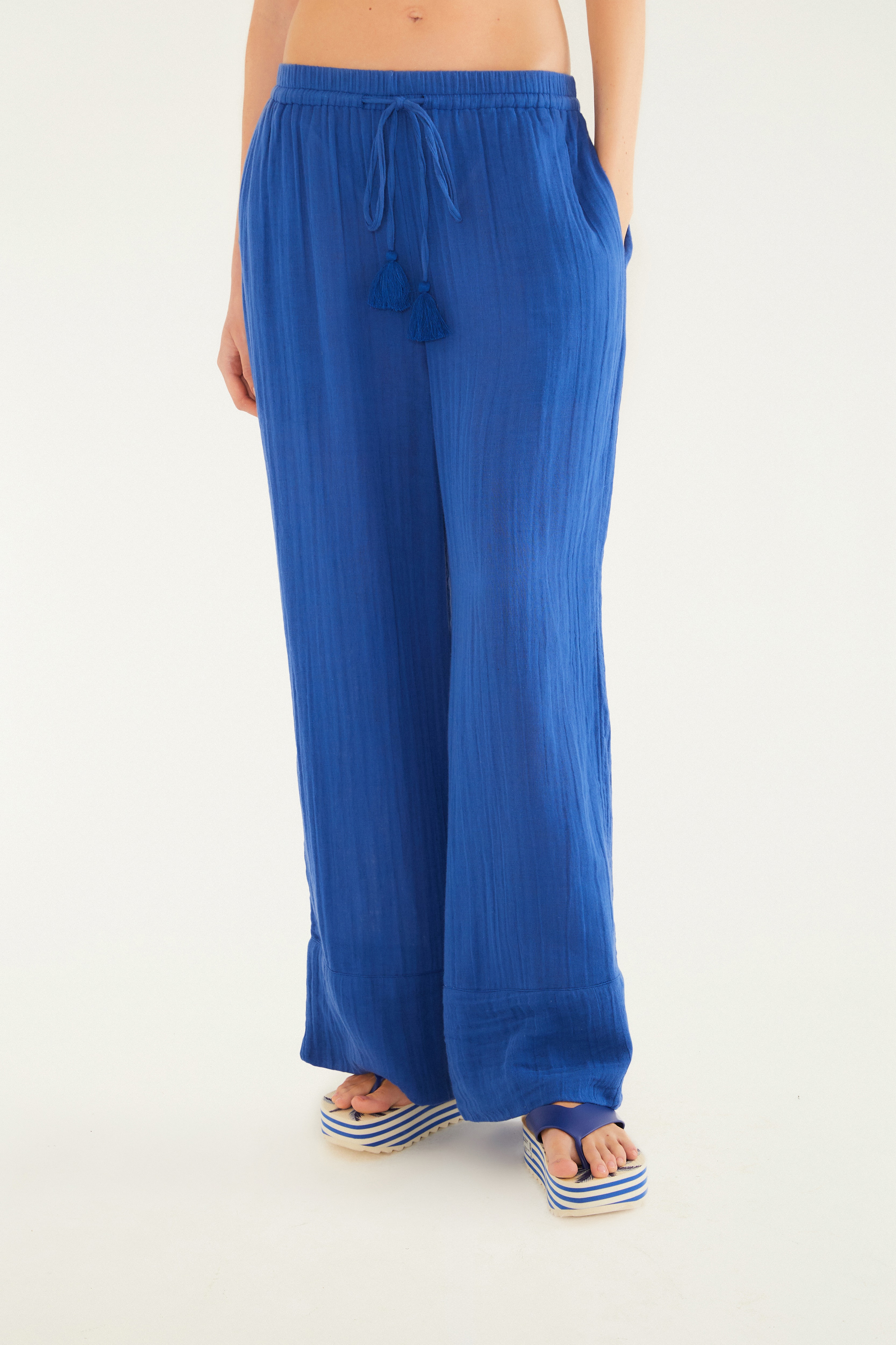 Calça Textura Crinkle