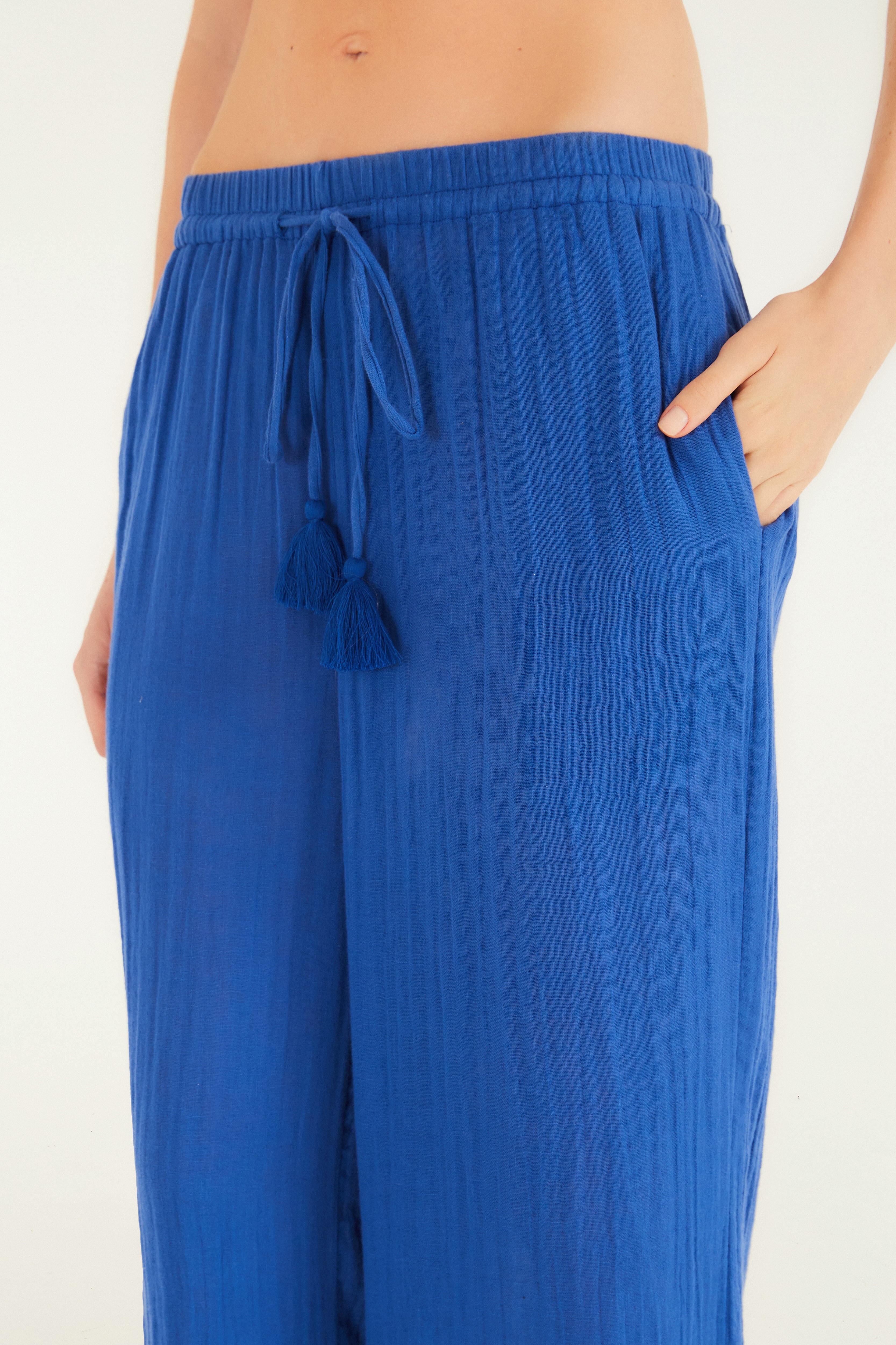 Calça Textura Crinkle