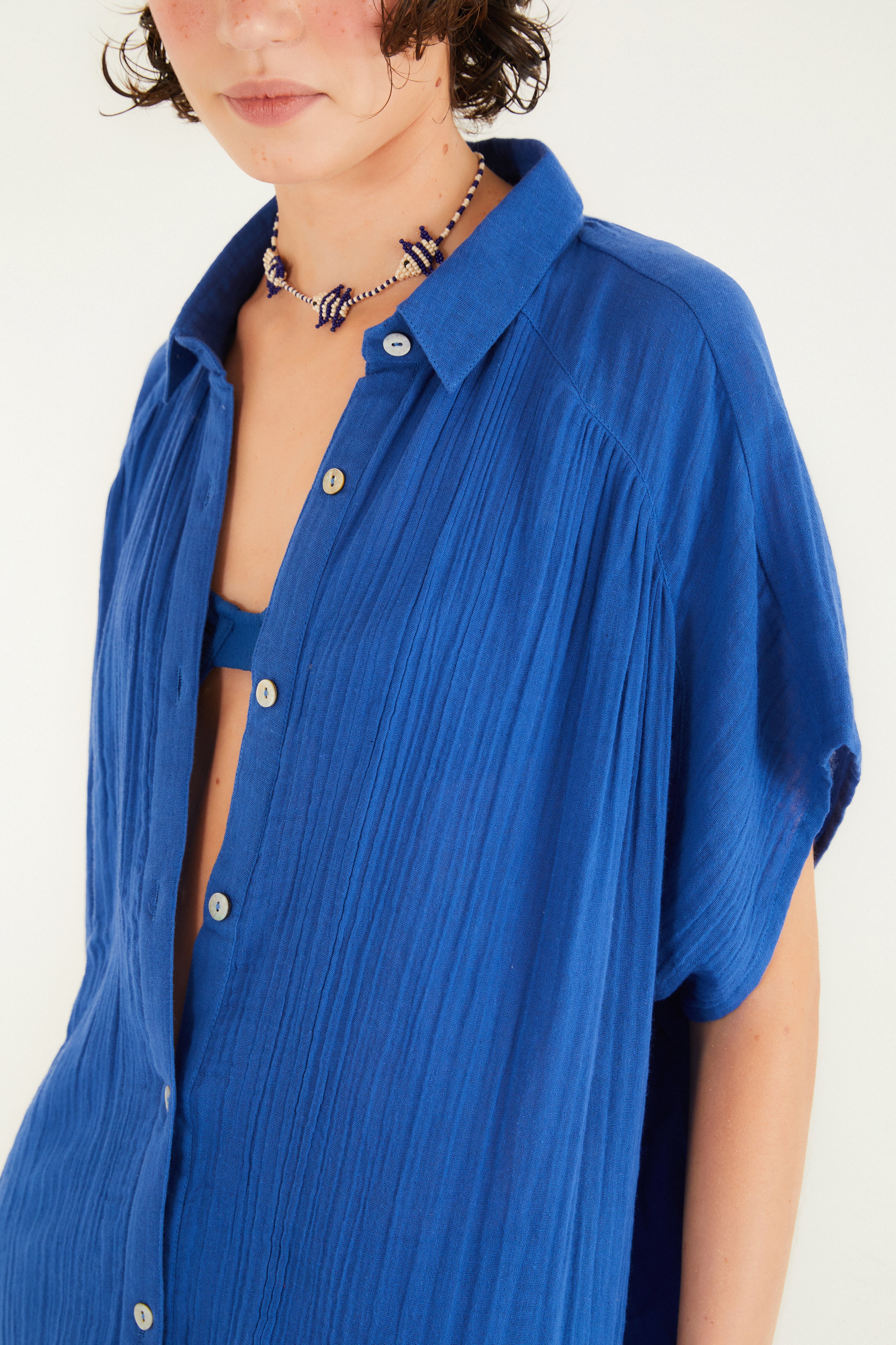 Camisa Prega Crinkle