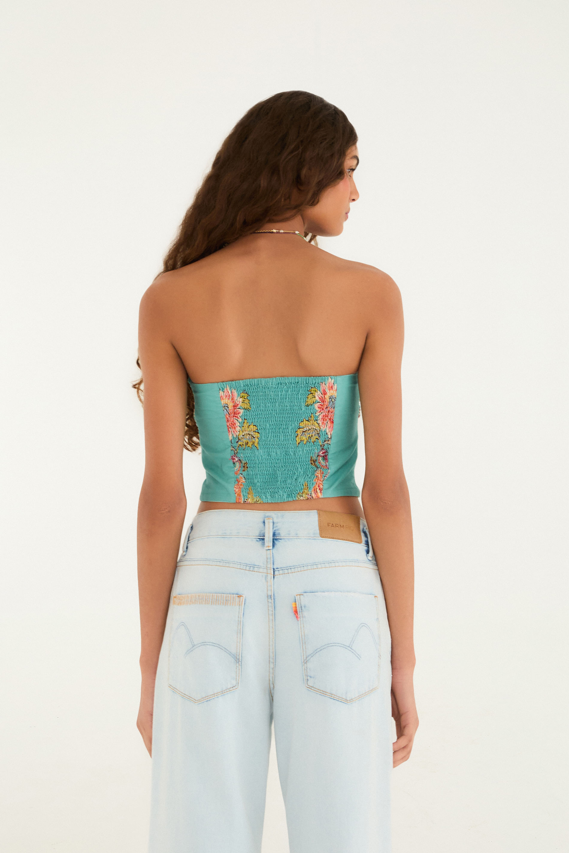 Blusa Estampada Cascata Floral
