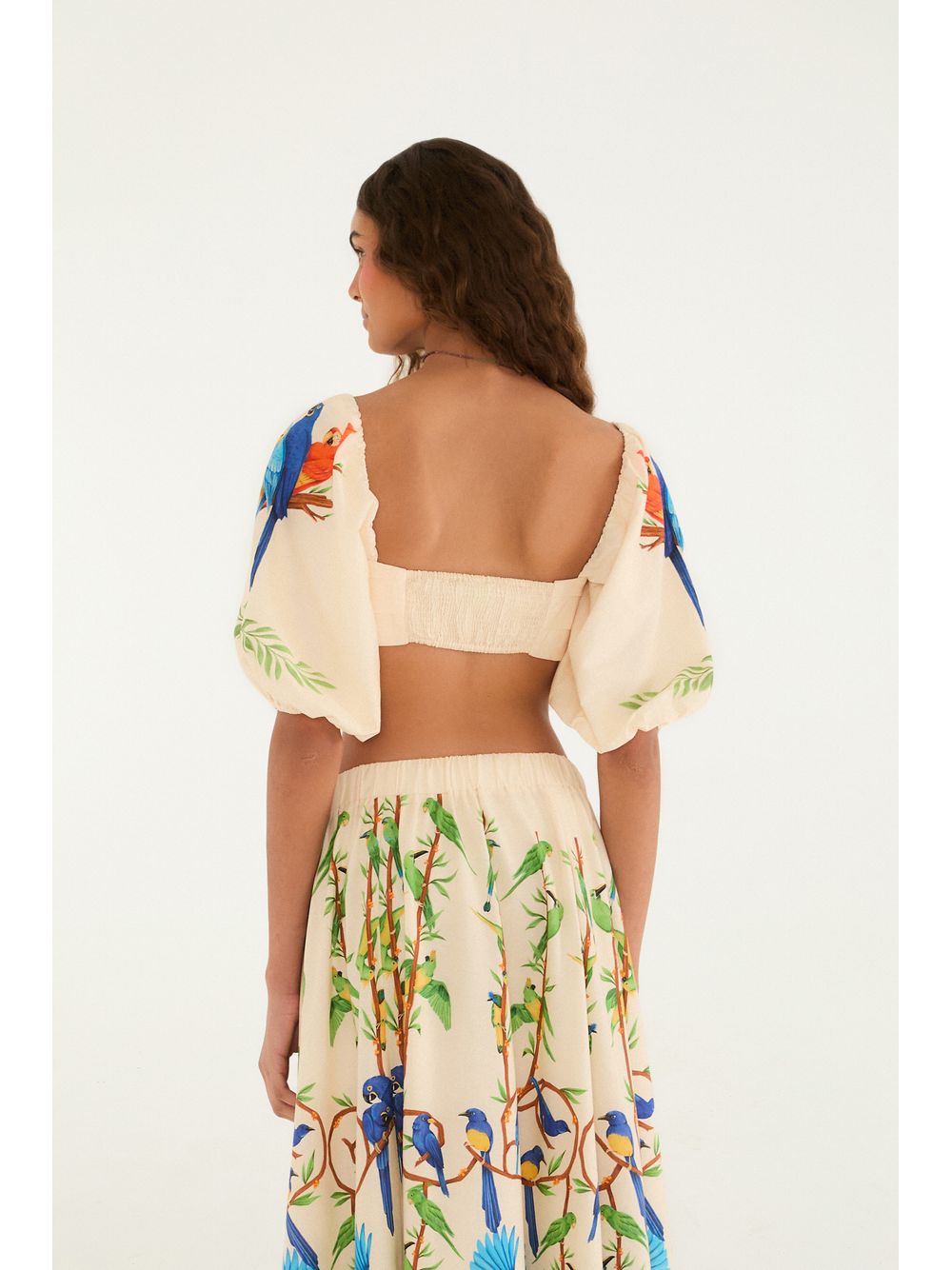 Farm — Blusa Pregas Flor De Aire