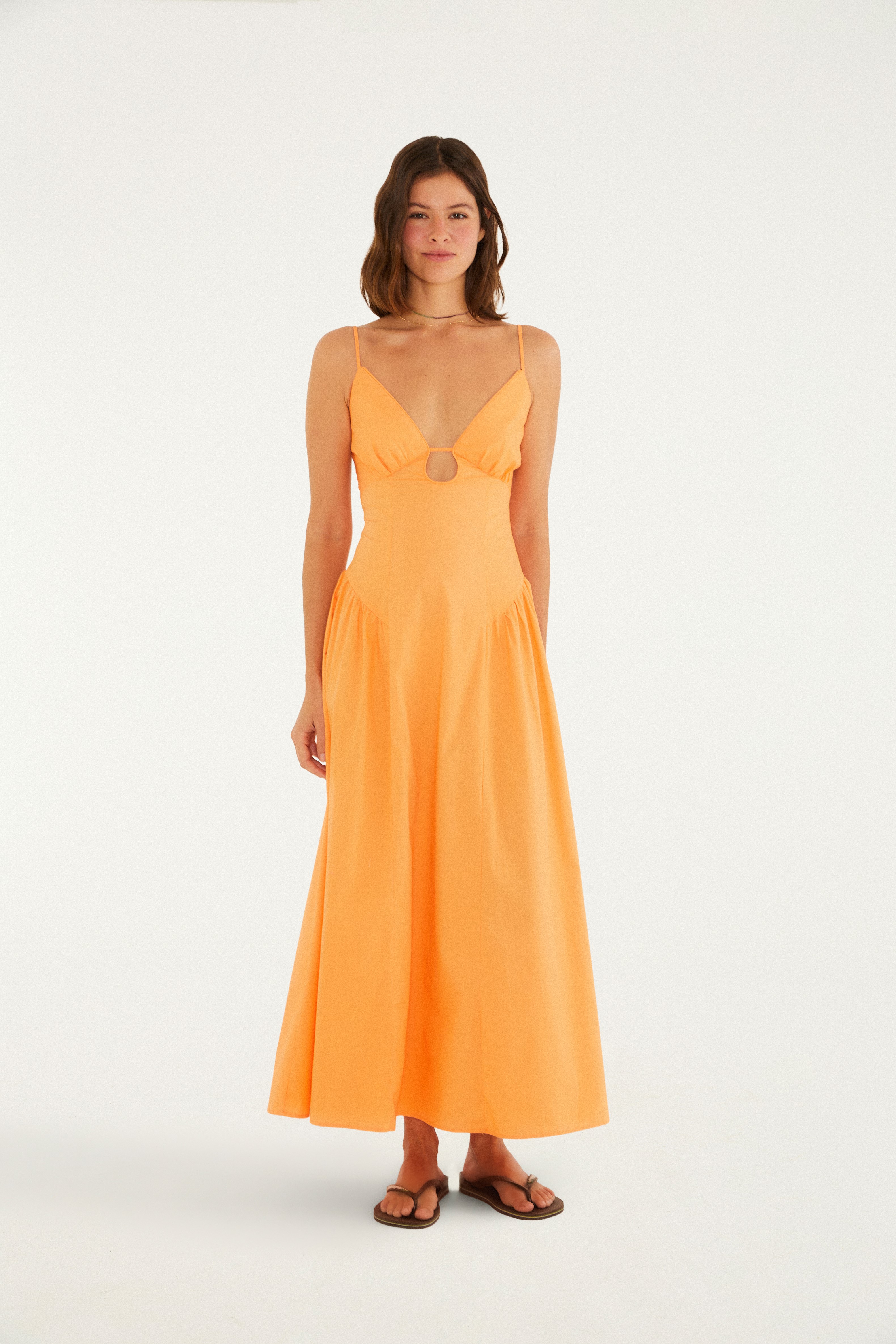 Vestido Alcinhas Decote
