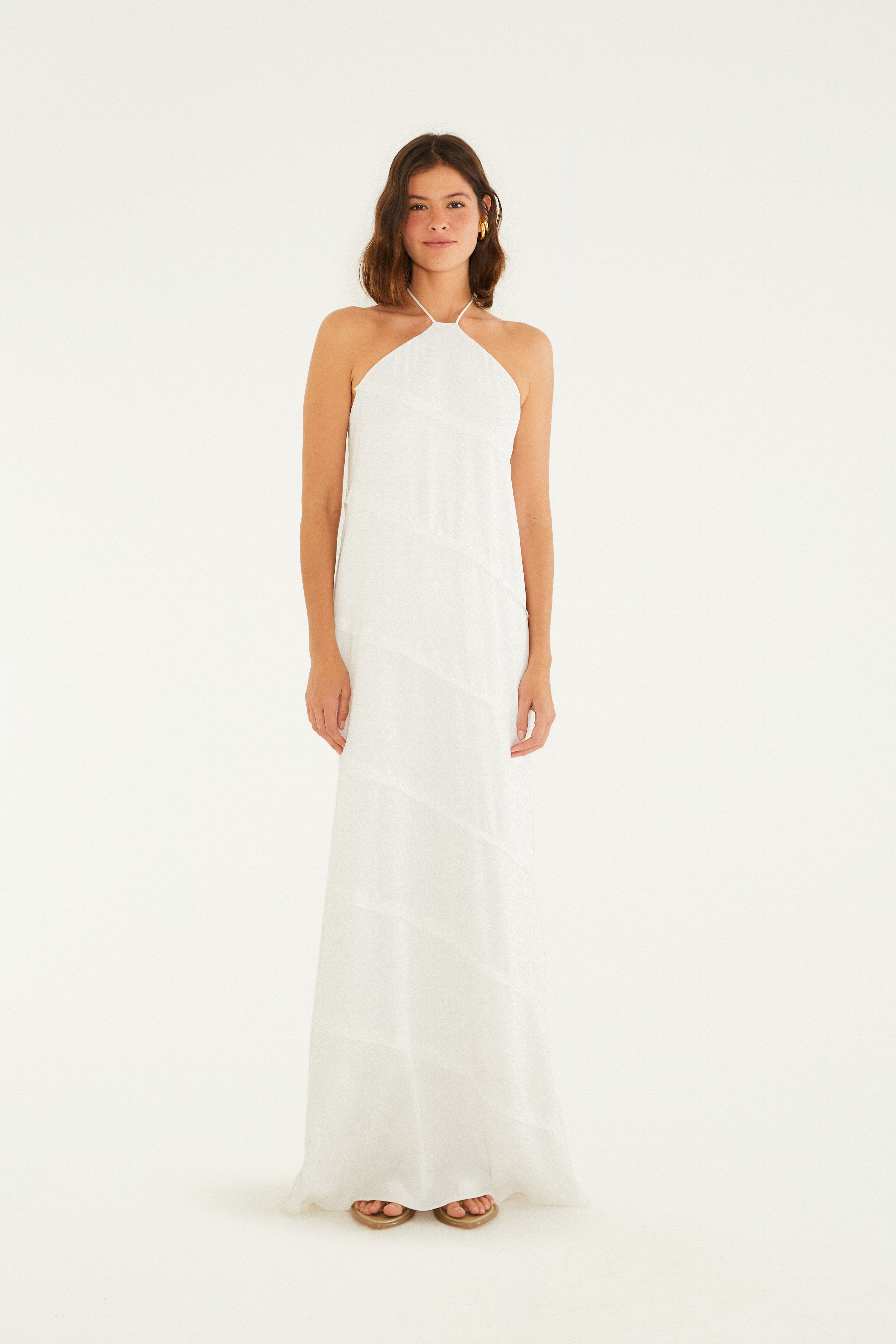 Vestido Frente Única Cetim