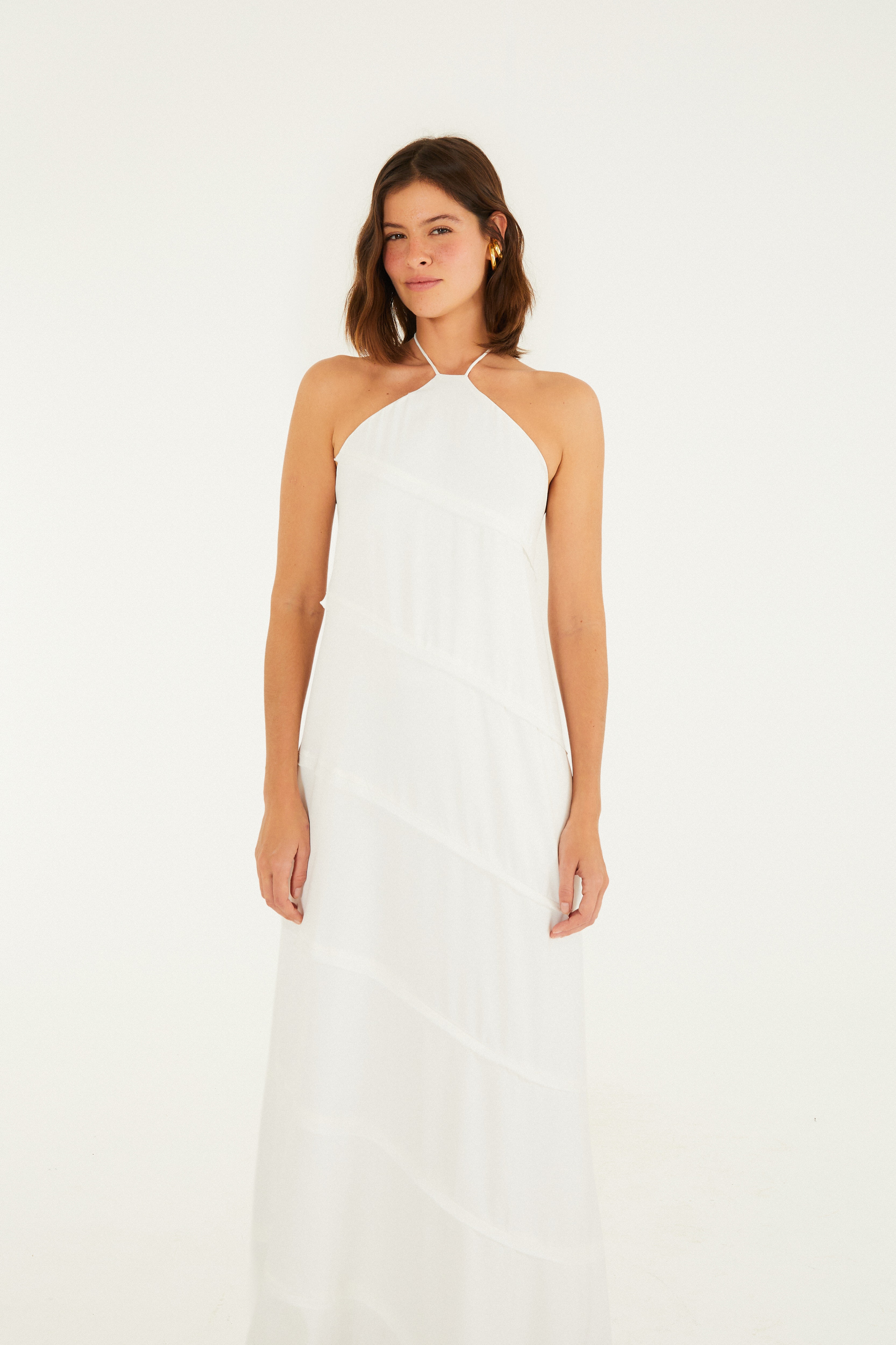 Vestido Frente Única Cetim