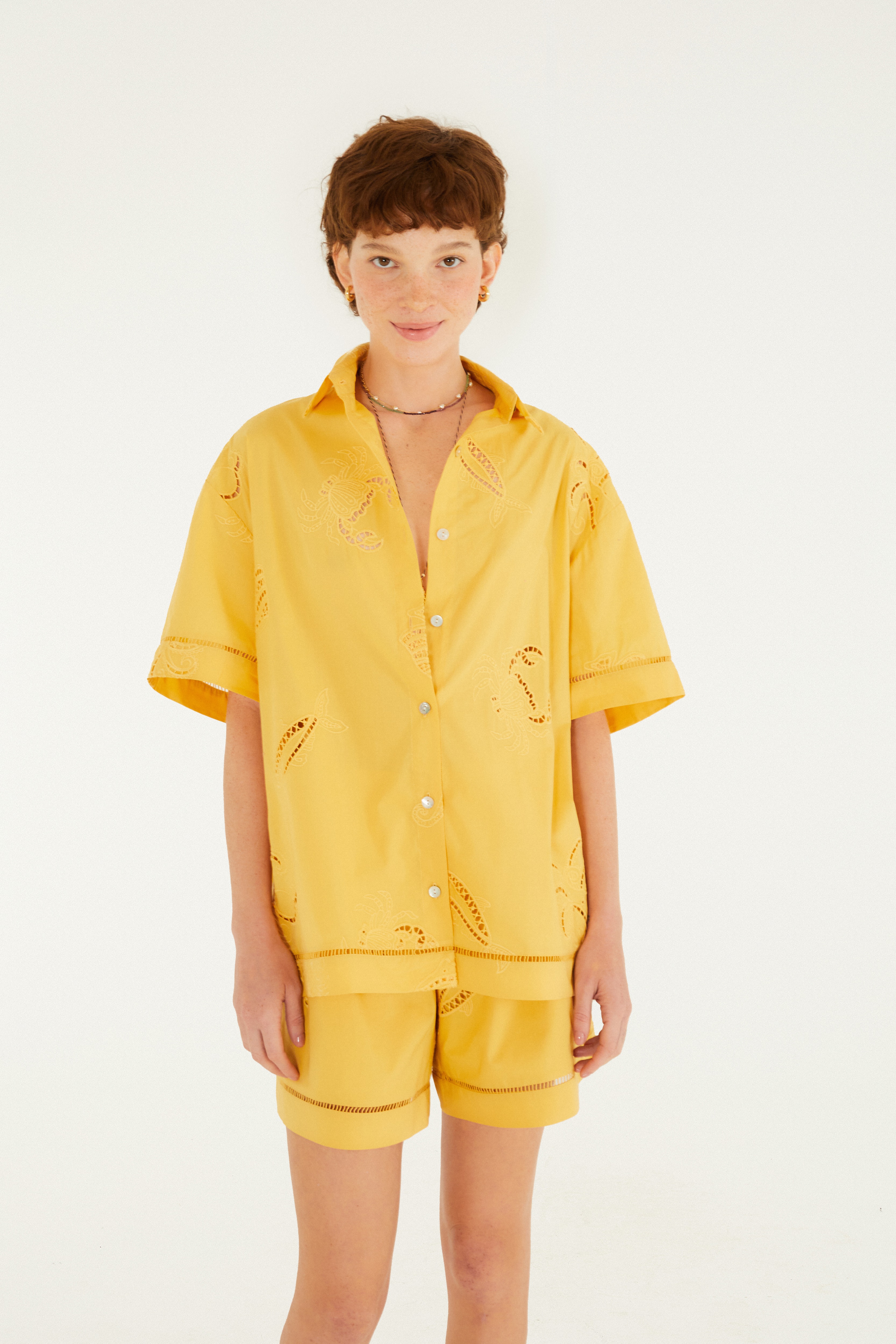 Camisa Laise Fundo Do Mar