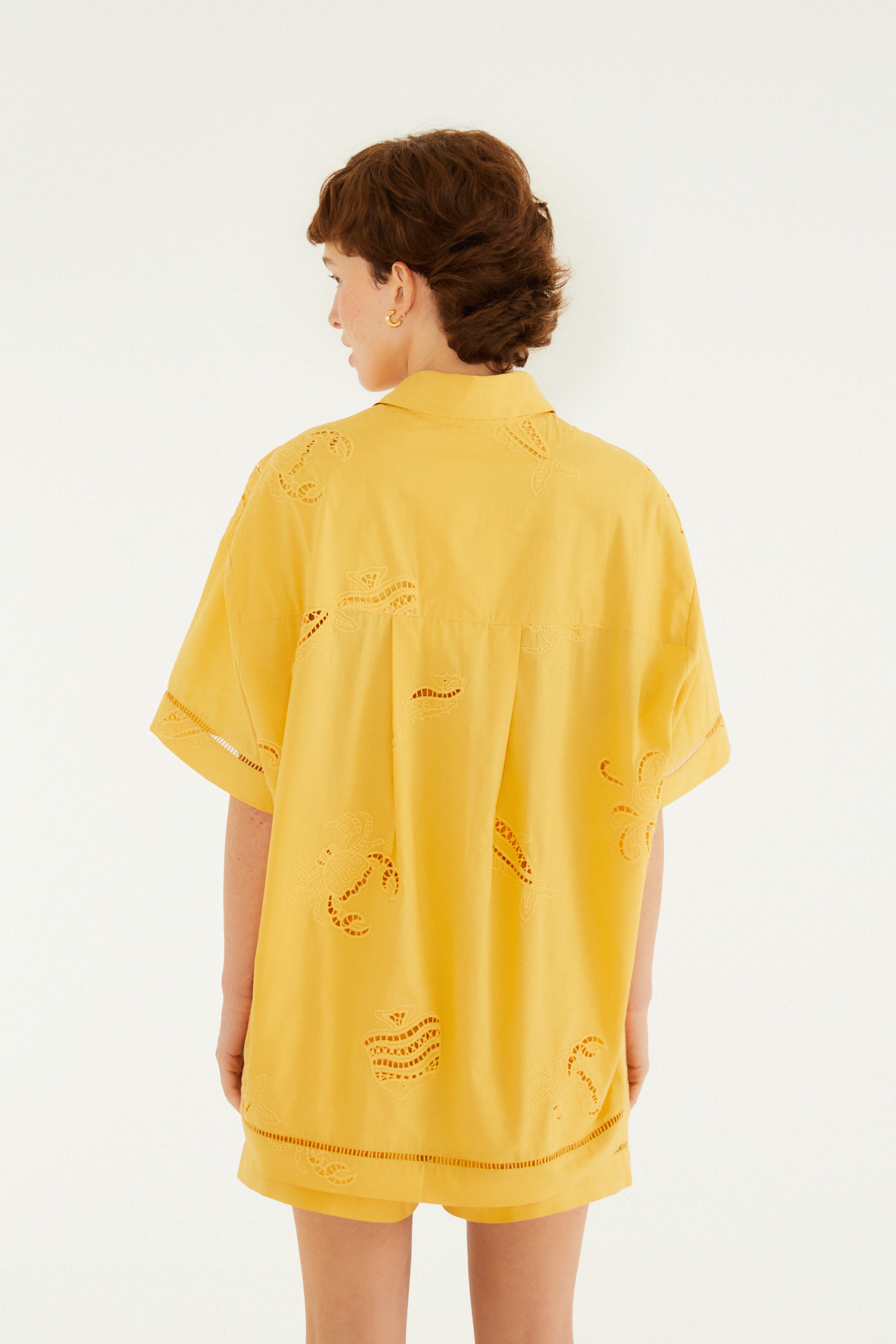 Camisa Laise Fundo Do Mar